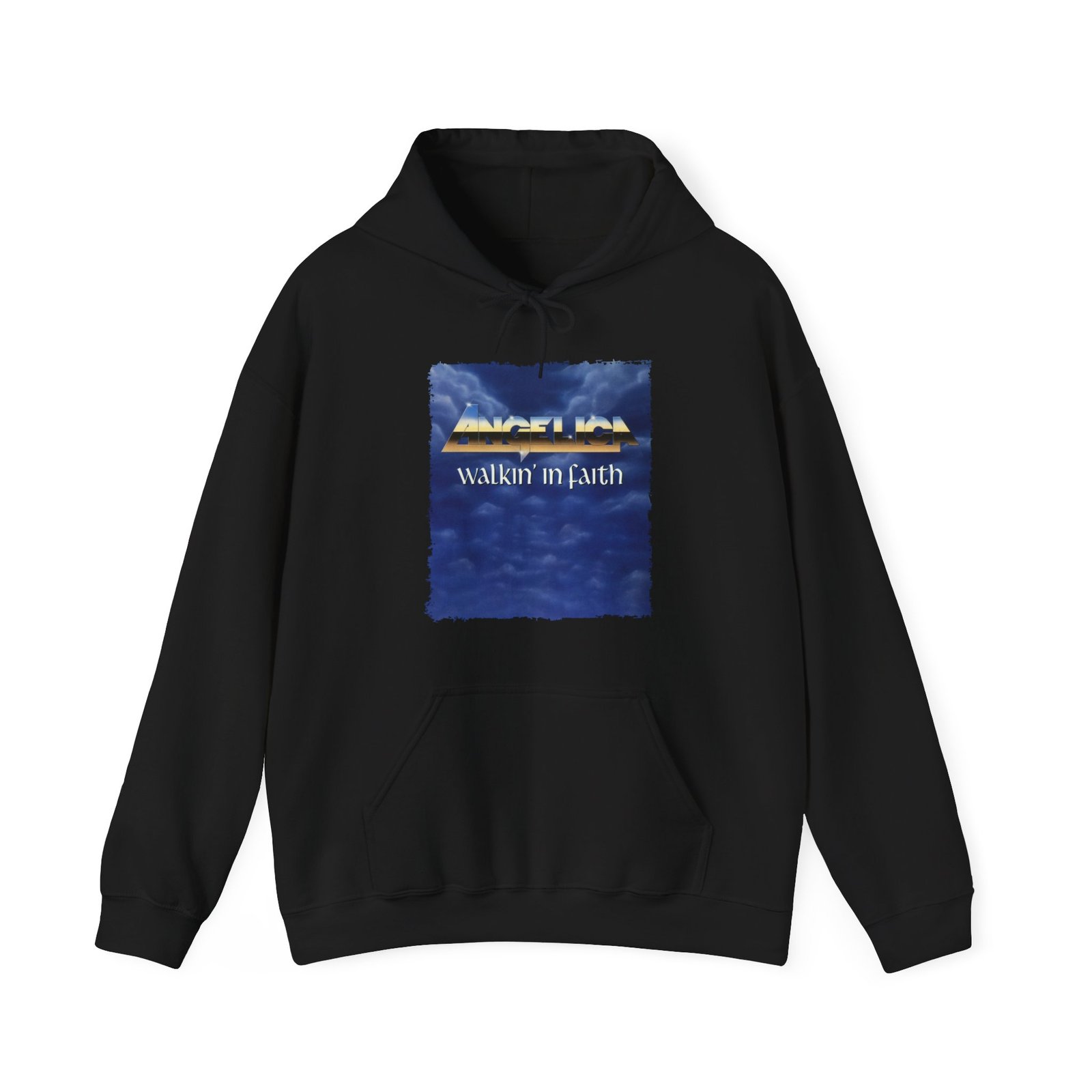Angelica - Walkin' In Faith Pullover Hooded Sweatshirt - Image 3