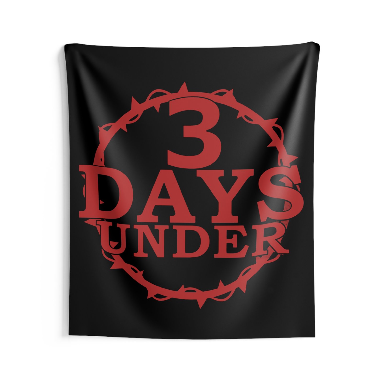 3 Days Under Logo Indoor Wall Tapestries