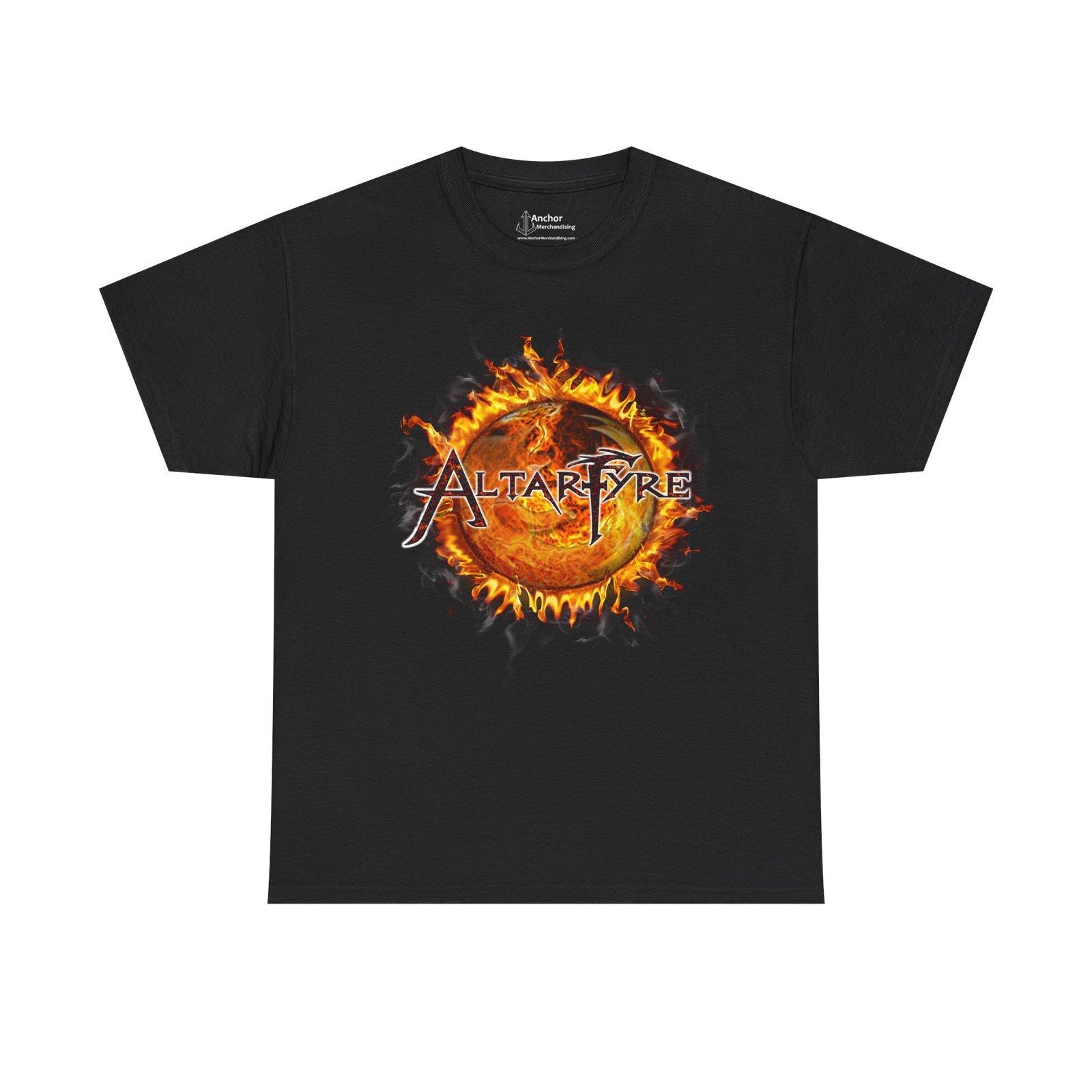 Altarfyre Fire Logo Short Sleeve T-shirt (2-Sided)