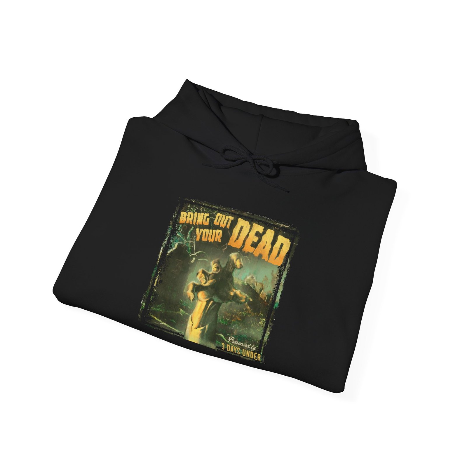3 Days Under - Bring Out Your Dead Pullover Hooded Sweatshirt - Image 4