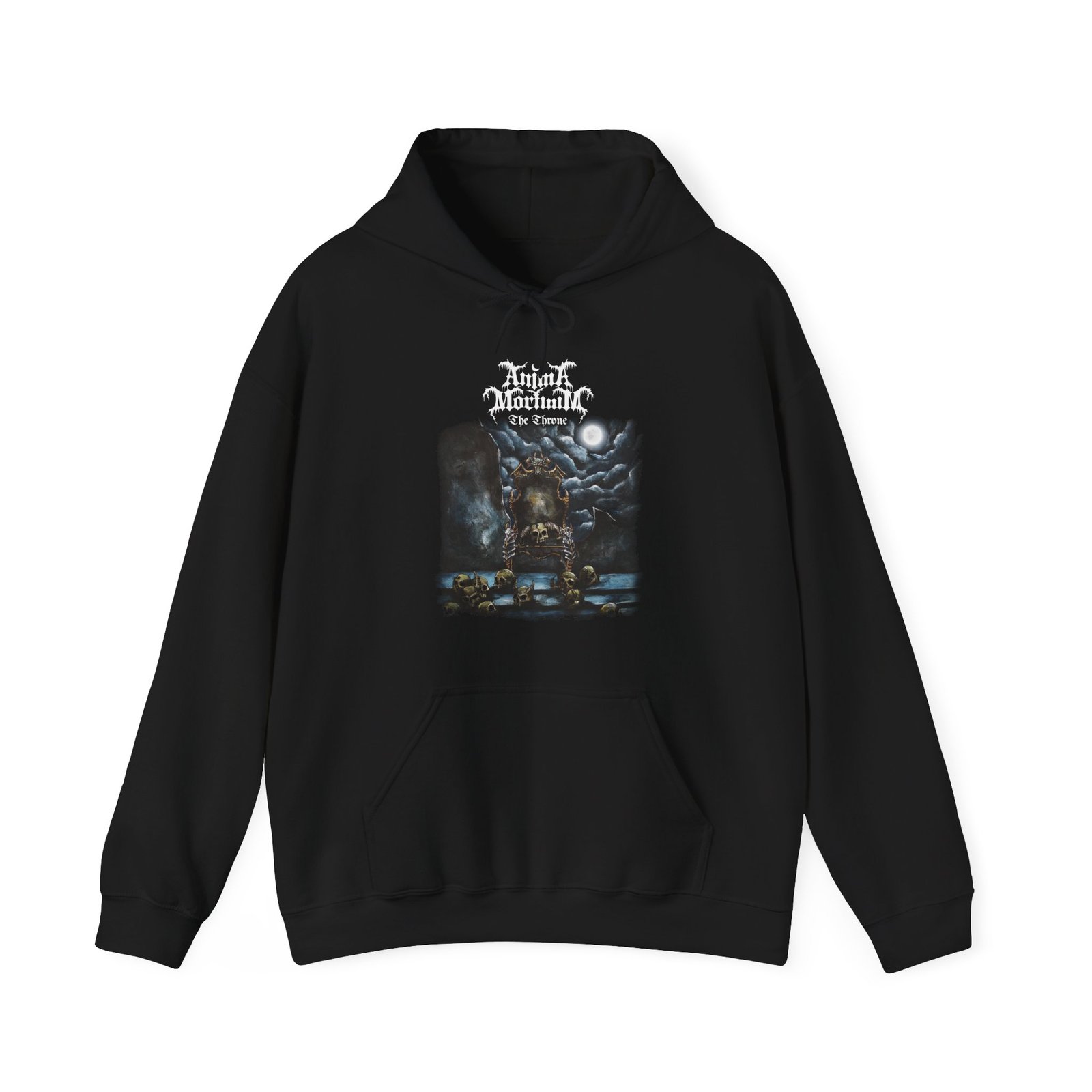 Anima Mortuum - The Throne Pullover Hooded Sweatshirt (2-Sided)