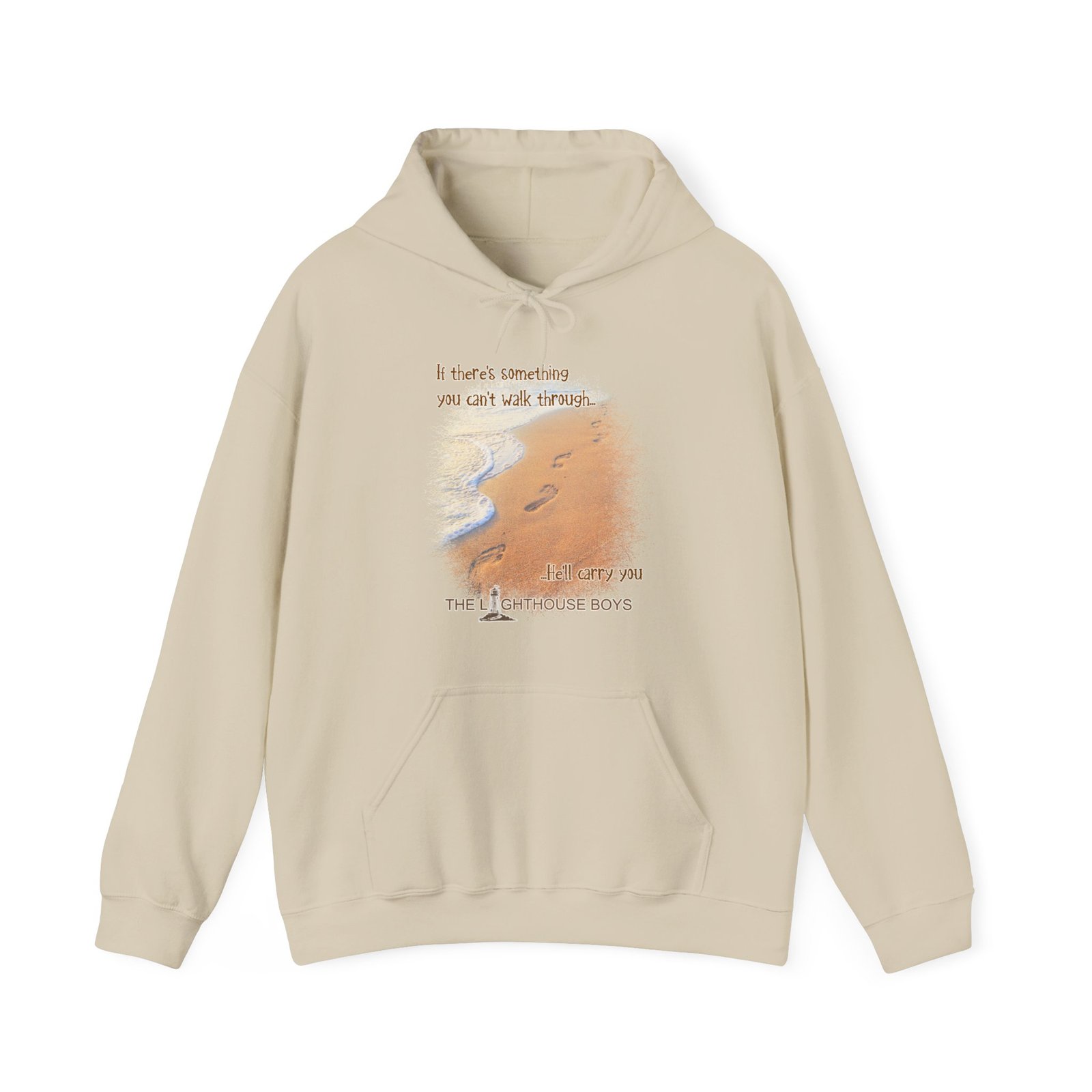 The Lighthouse Boys - He'll Carry You Pullover Hooded Sweatshirt - Image 3