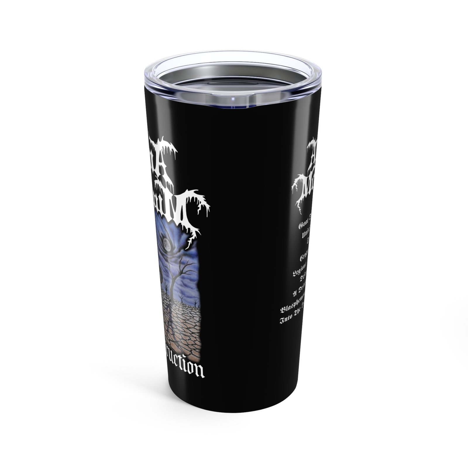 Anima Mortuum - Goat Destruction 20oz Stainless Steel Tumbler - Image 2