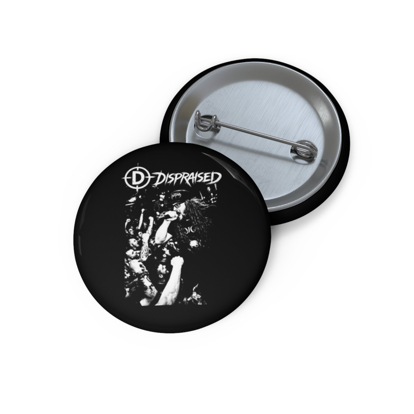 Dispraised Live Pin Buttons