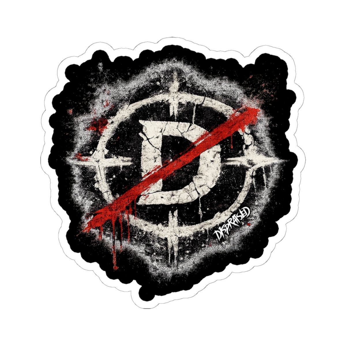 Dispraised Insignia Die Cut Stickers - Image 2