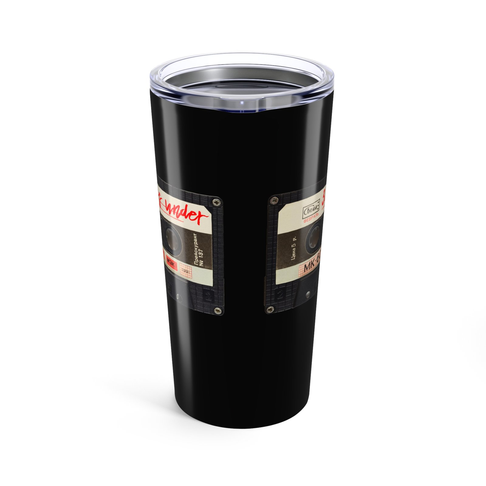 3 Days Under Cassette 20oz Stainless Steel Tumbler - Image 2