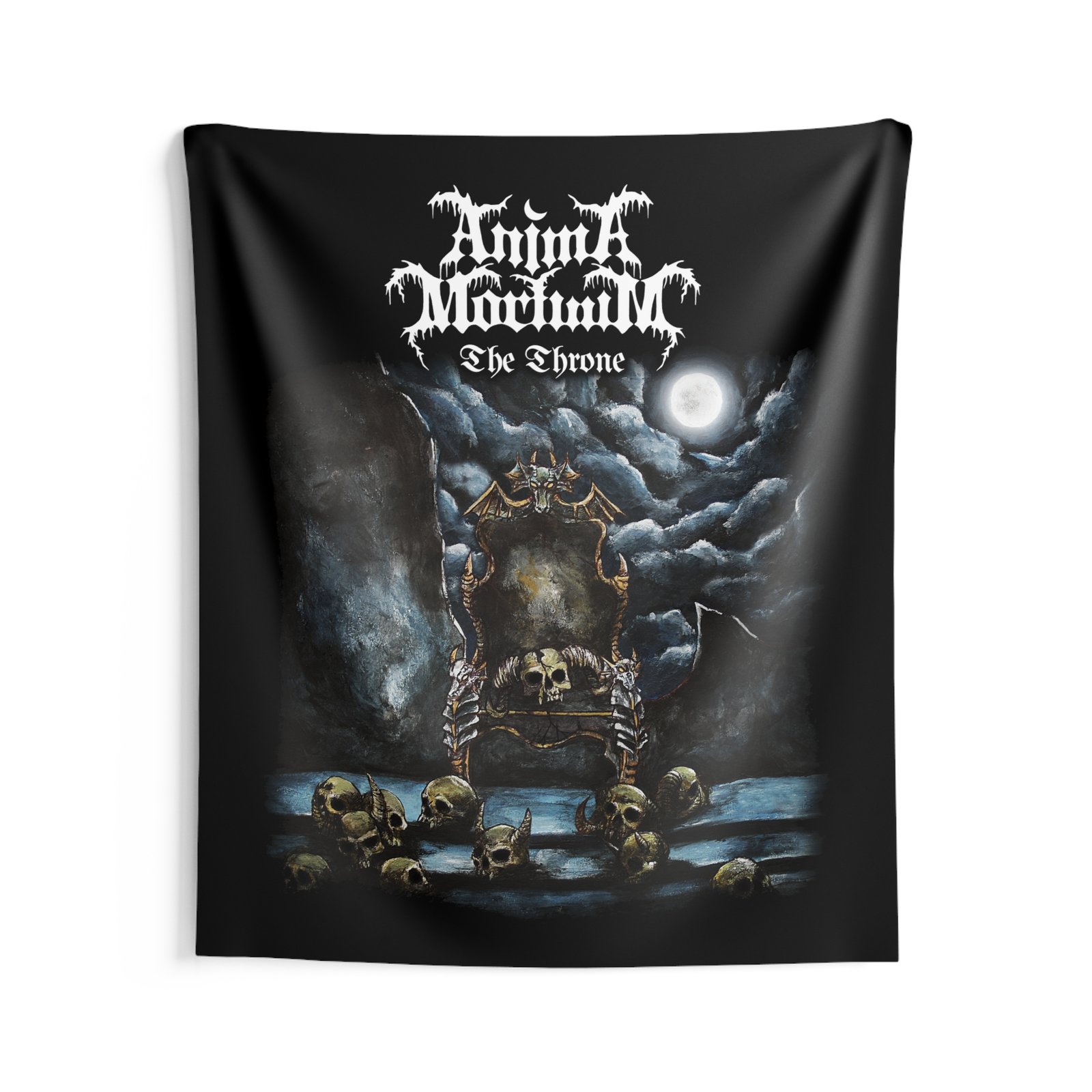 Anima Mortuum - The Throne Indoor Wall Tapestries