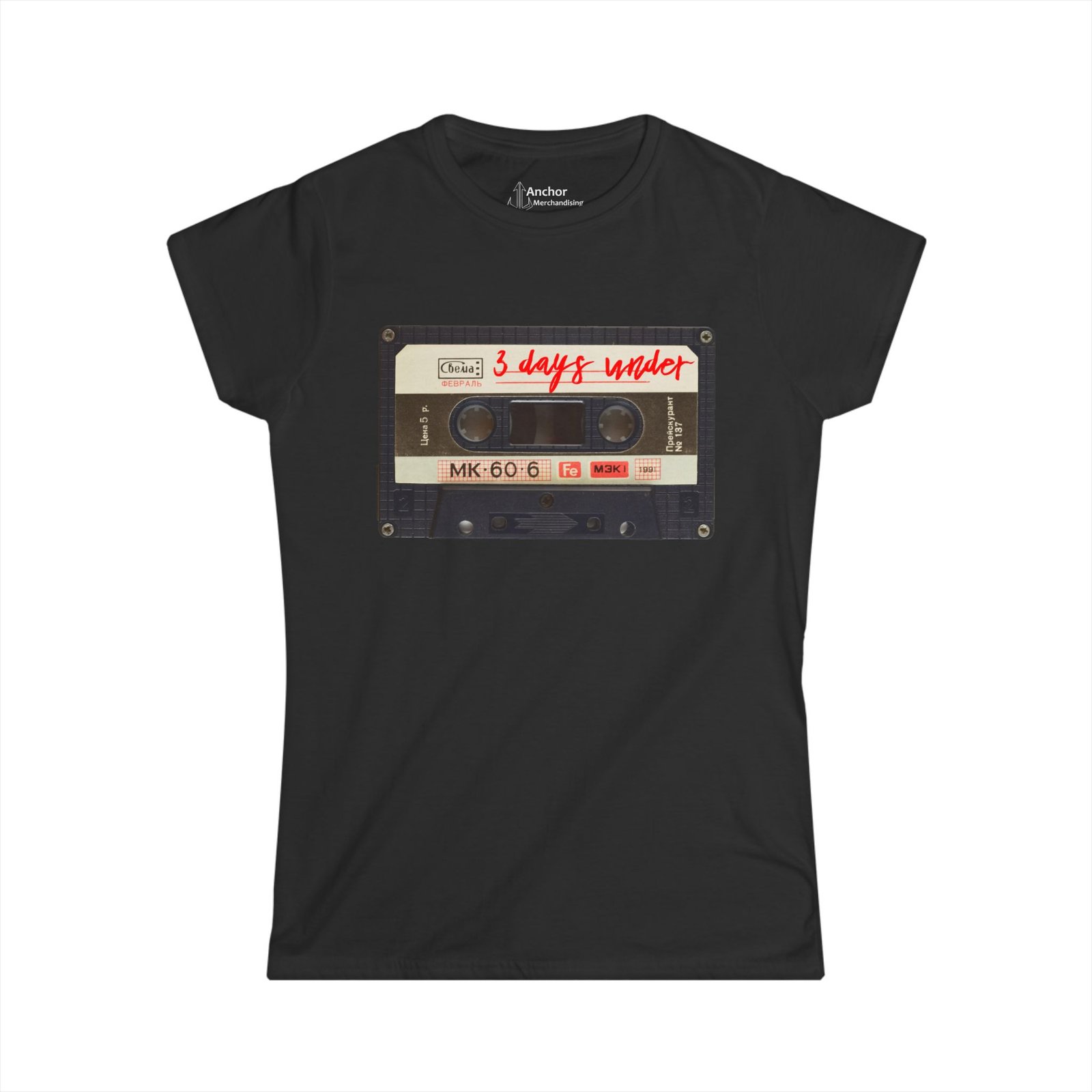 3 Days Under Cassette Women's Short Sleeve Tshirt
