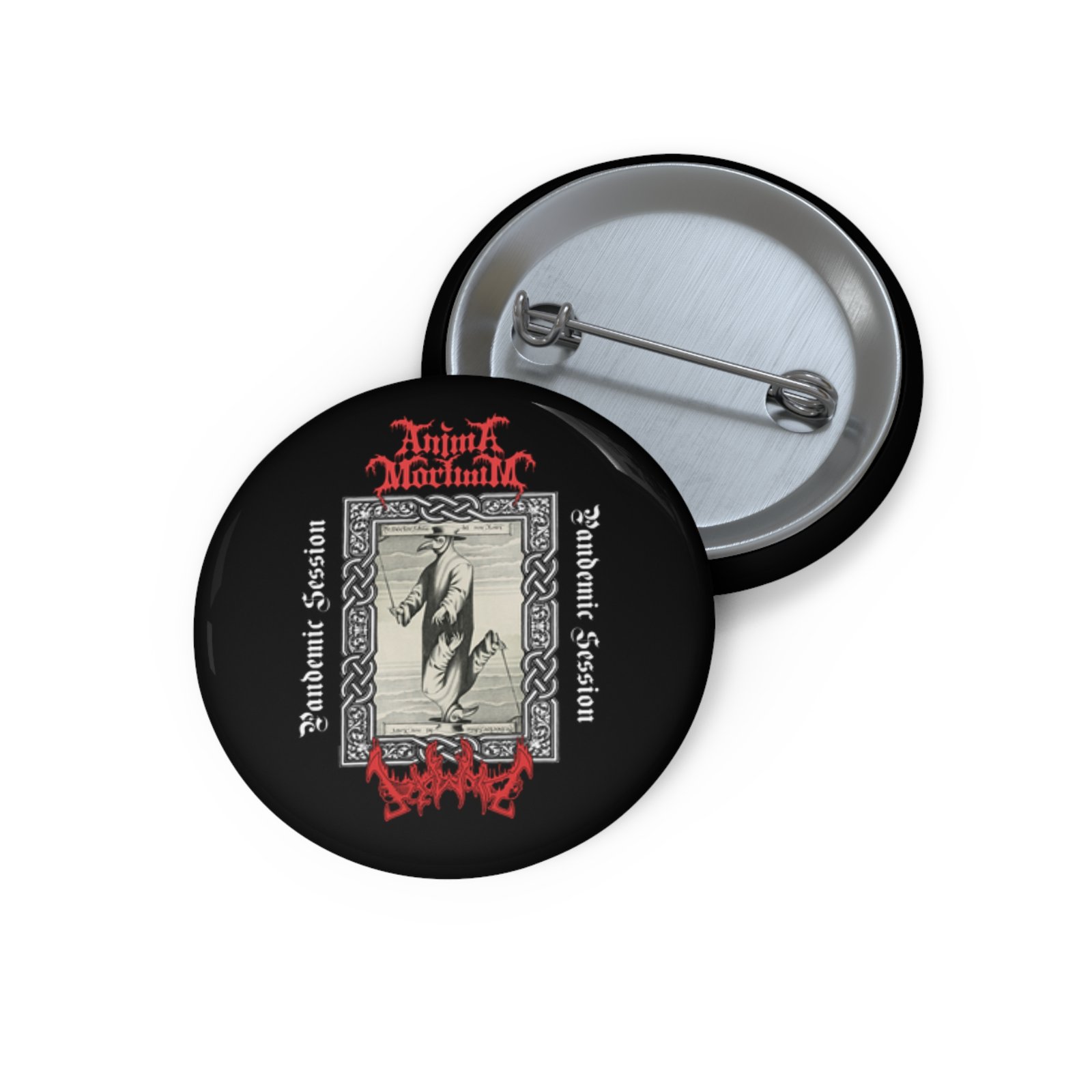 Anima Mortuum - Pandemic Session Pin Buttons