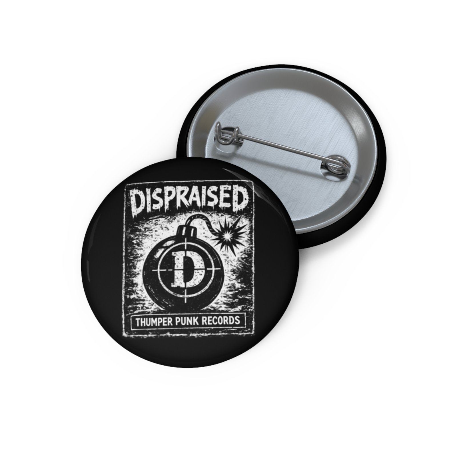 Dispraised - Thumper Punk Records Pin Buttons