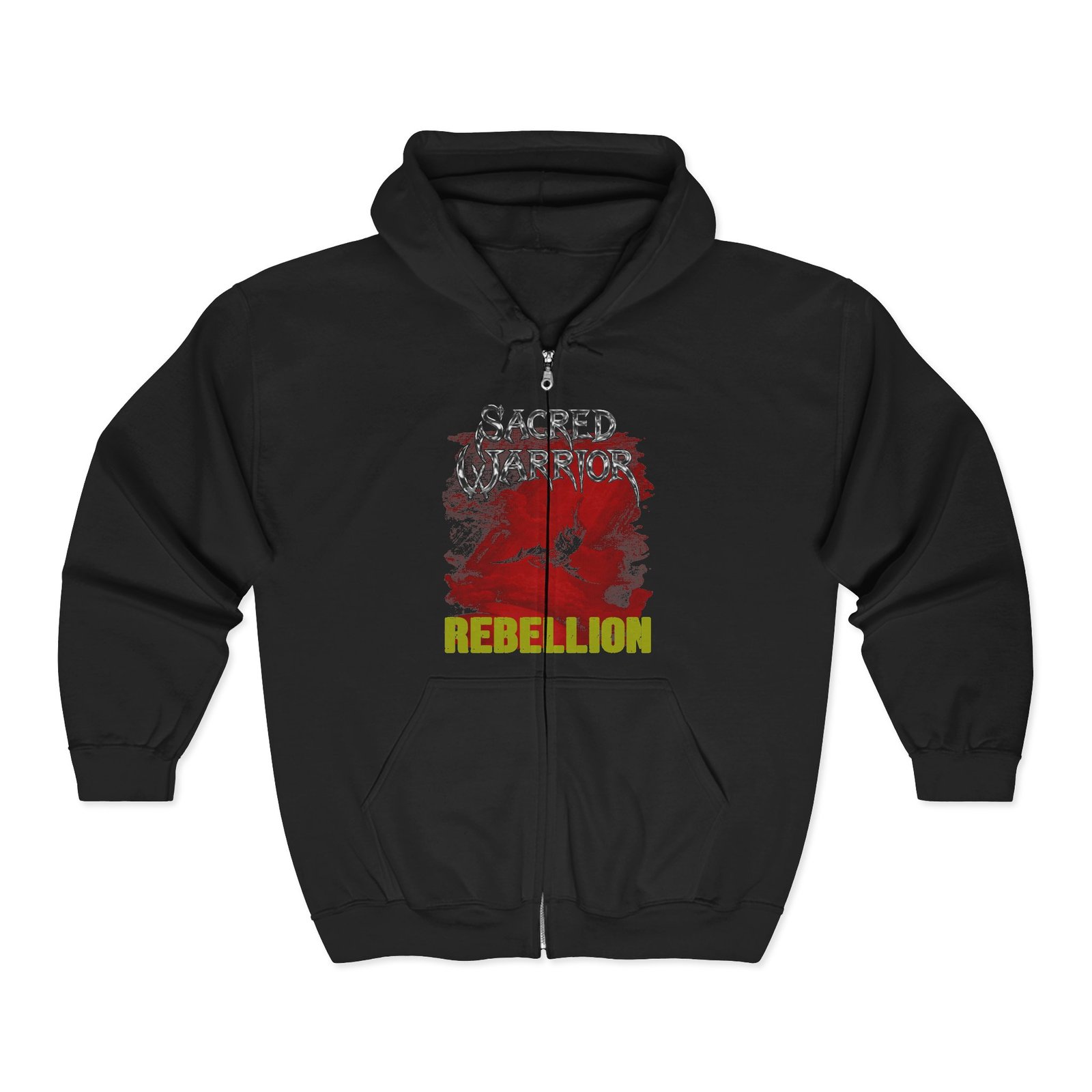 Sacred Warrior - Rebellion (2025) Full Zip Hooded Sweatshirt