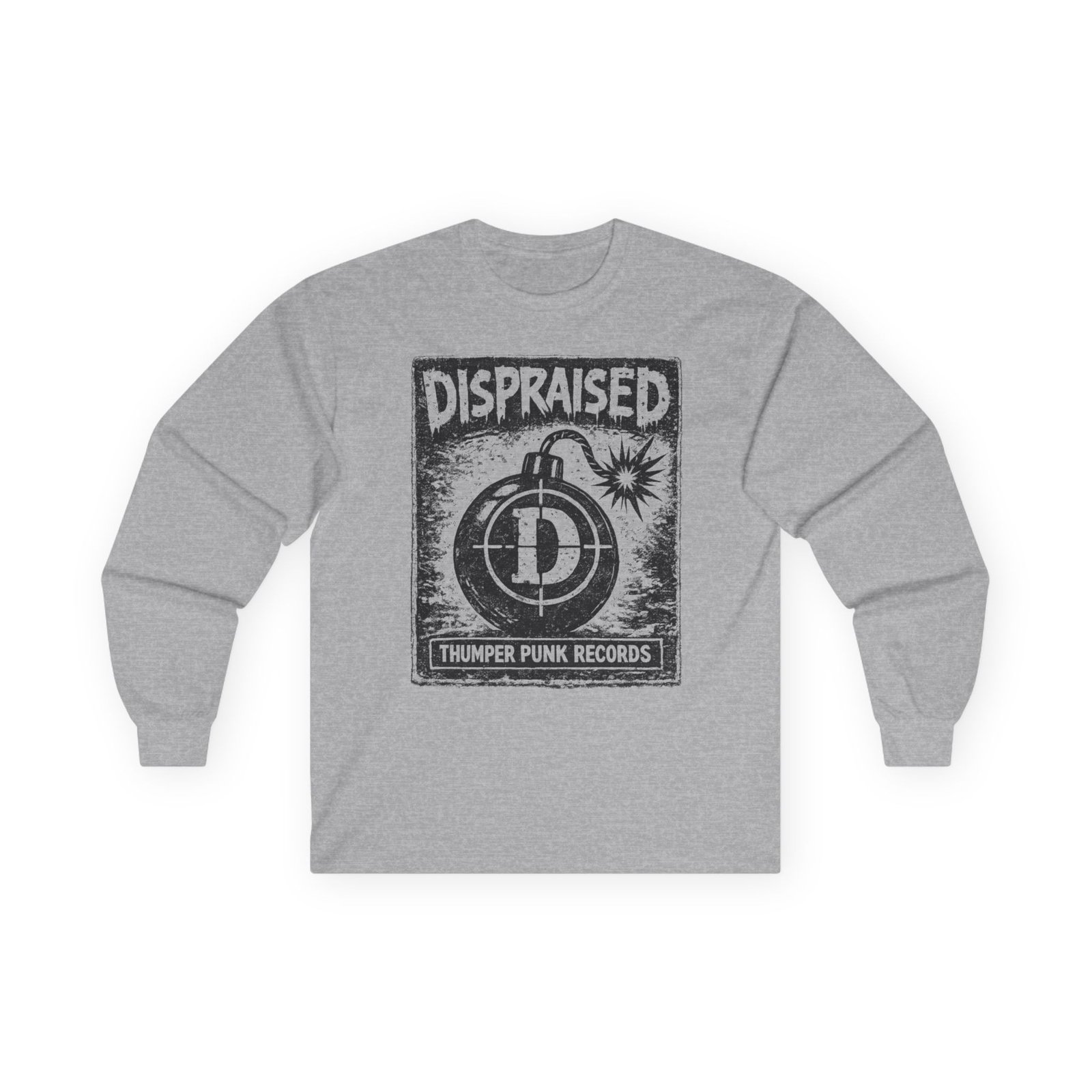 Dispraised - Thumper Punk Records Long Sleeve Tshirt - Image 7