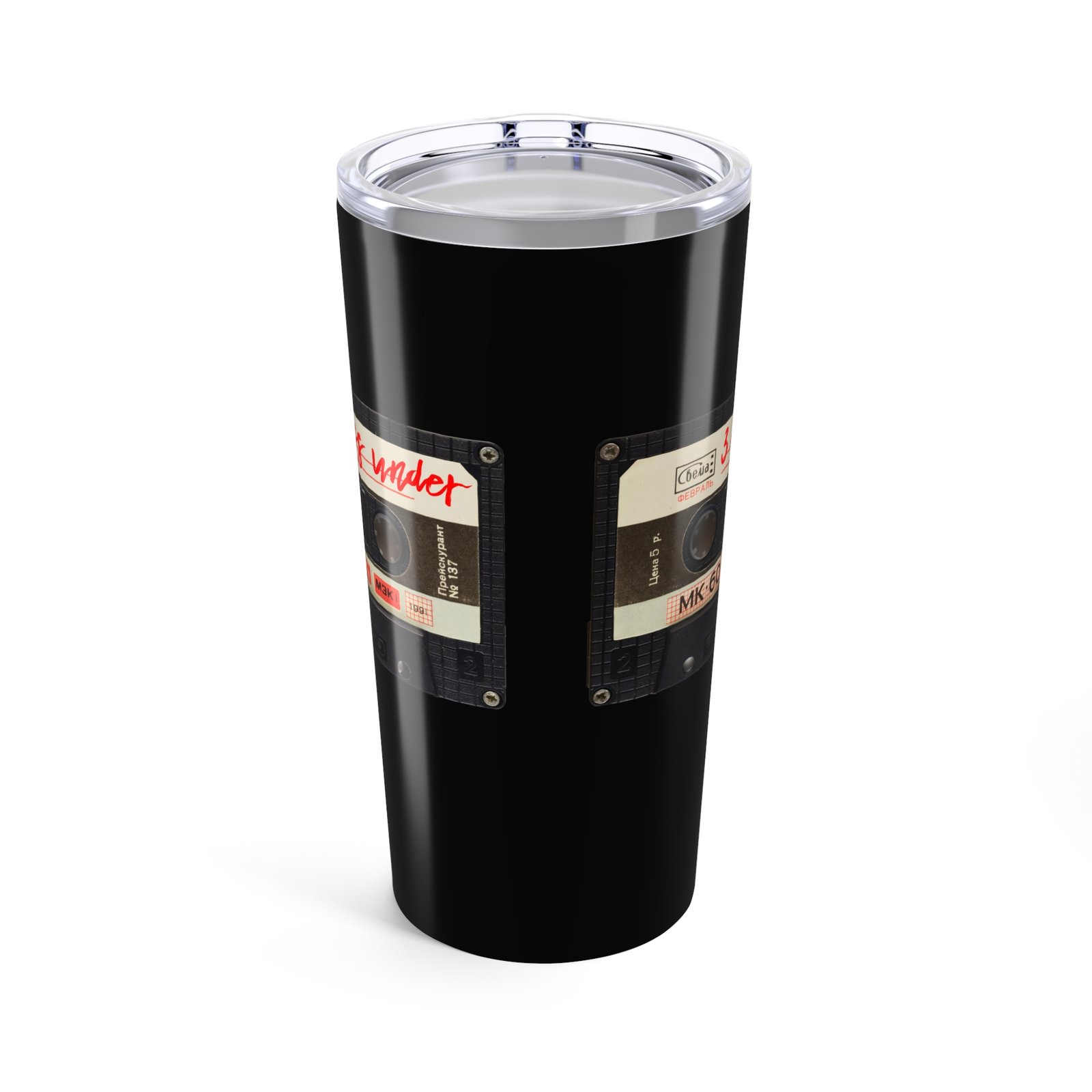 3 Days Under Cassette 20oz Stainless Steel Tumbler - Image 3
