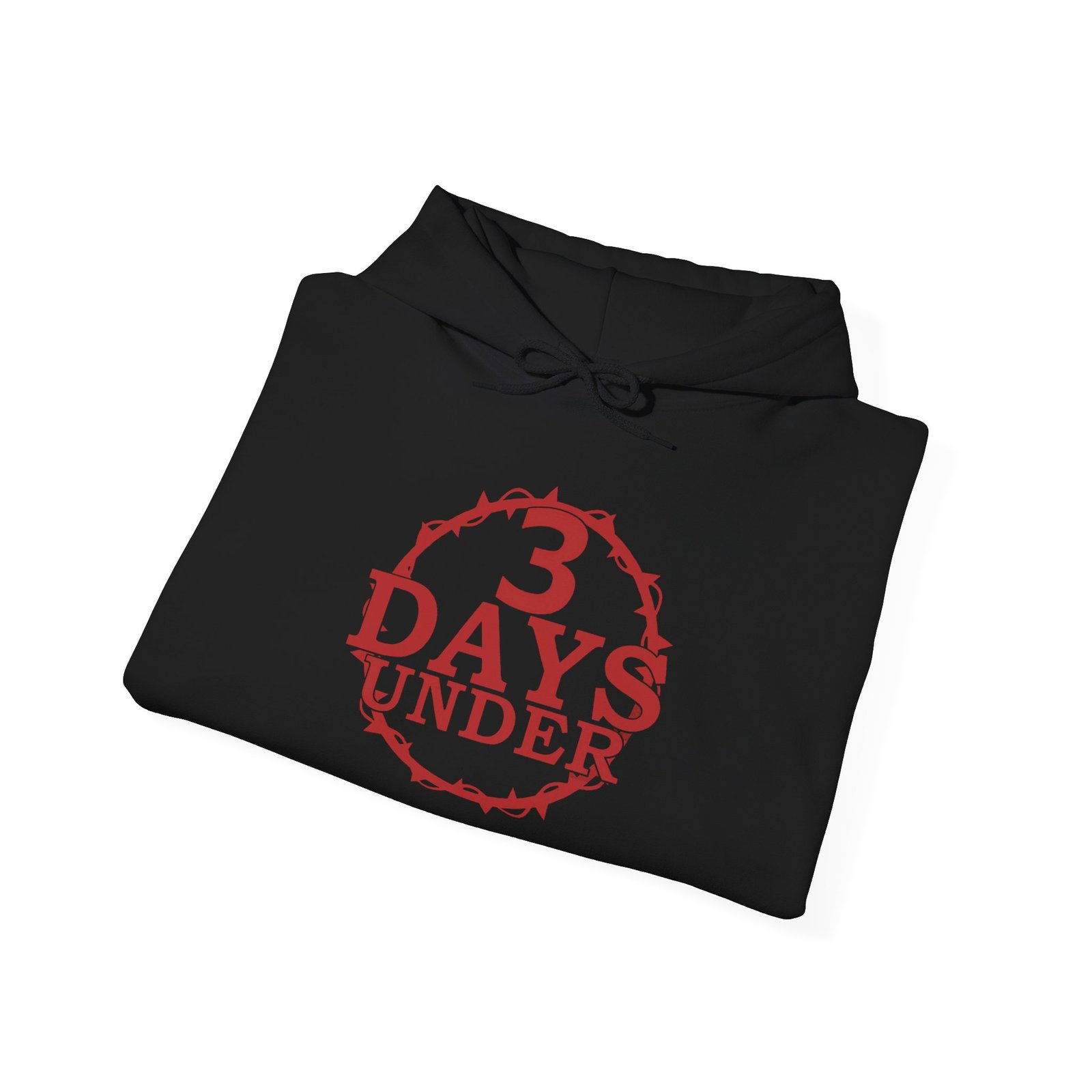 3 Days Under Logo Pullover Hooded Sweatshirt - Image 4