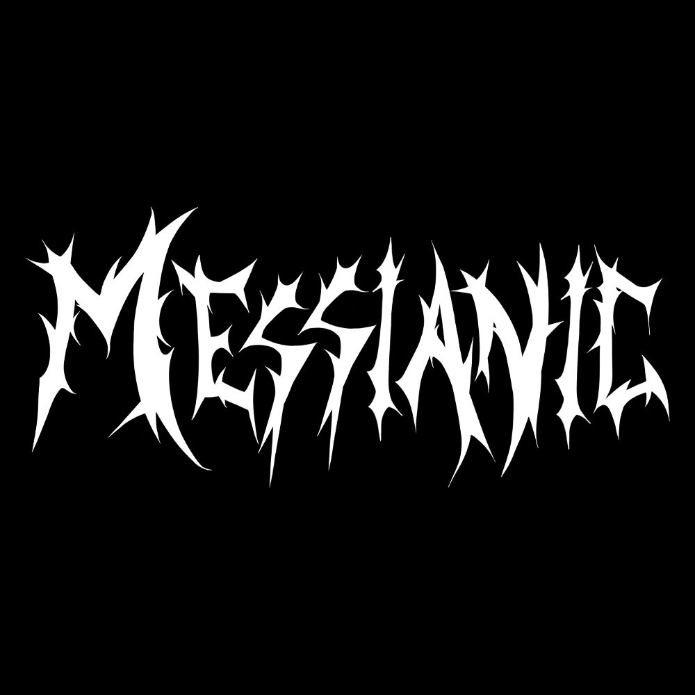 Messianic Logo - Black Denim Printed Patches (2 sizes)