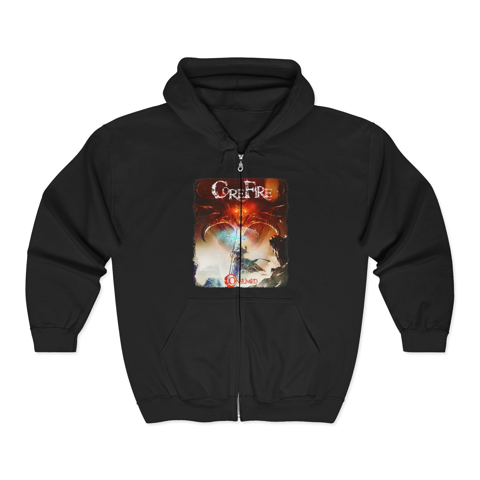 Core Fire - Consumed Full Zip Hooded Sweatshirt