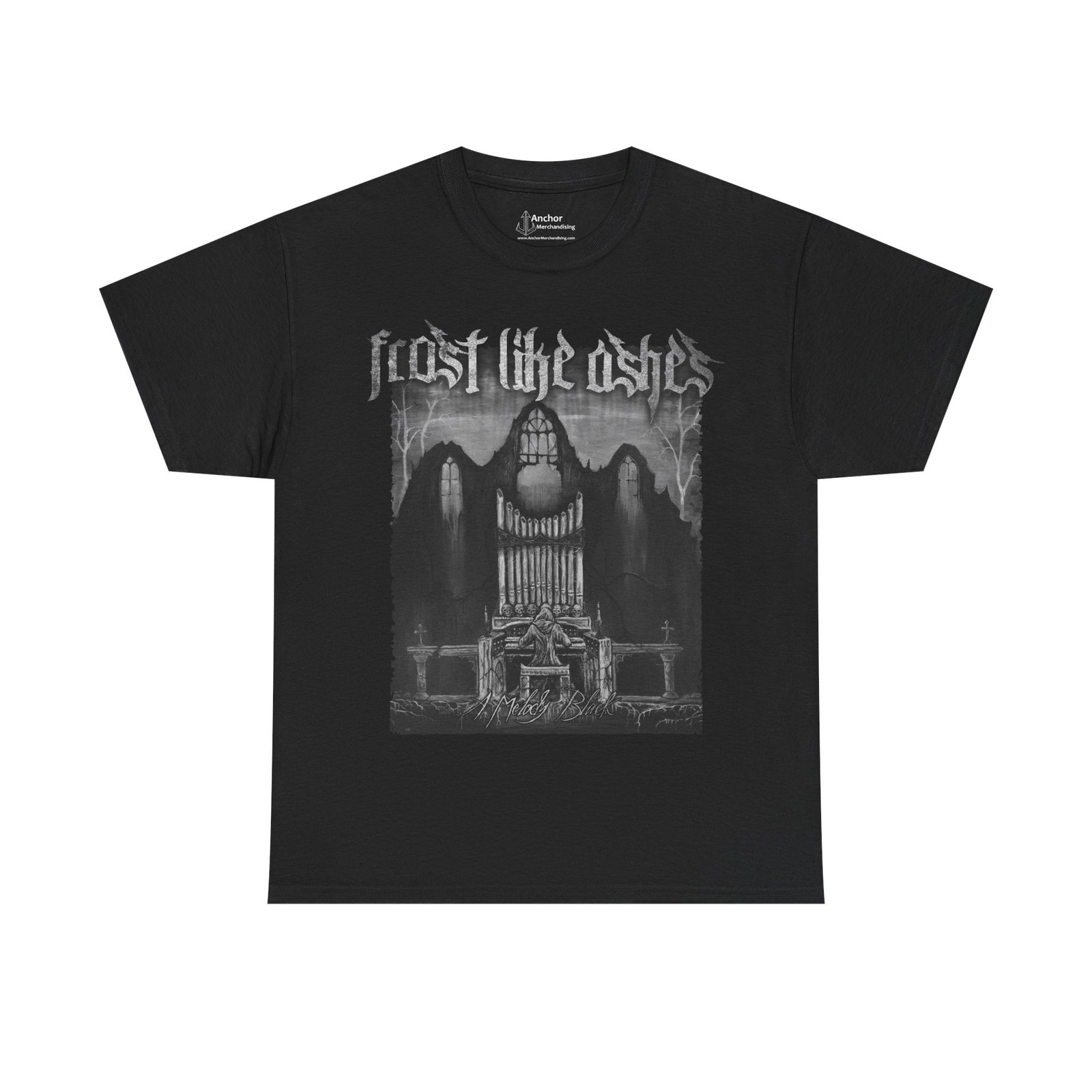 Frost Like Ashes - Melody Black Short Sleeve T-Shirt (2-Sided)