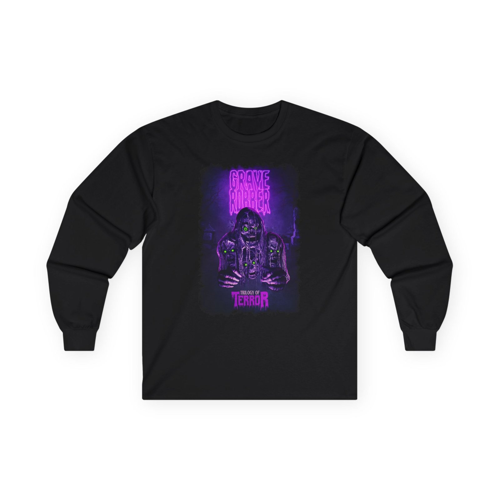 Grave Robber - Trilogy Of Terror Long Sleeve Tshirt