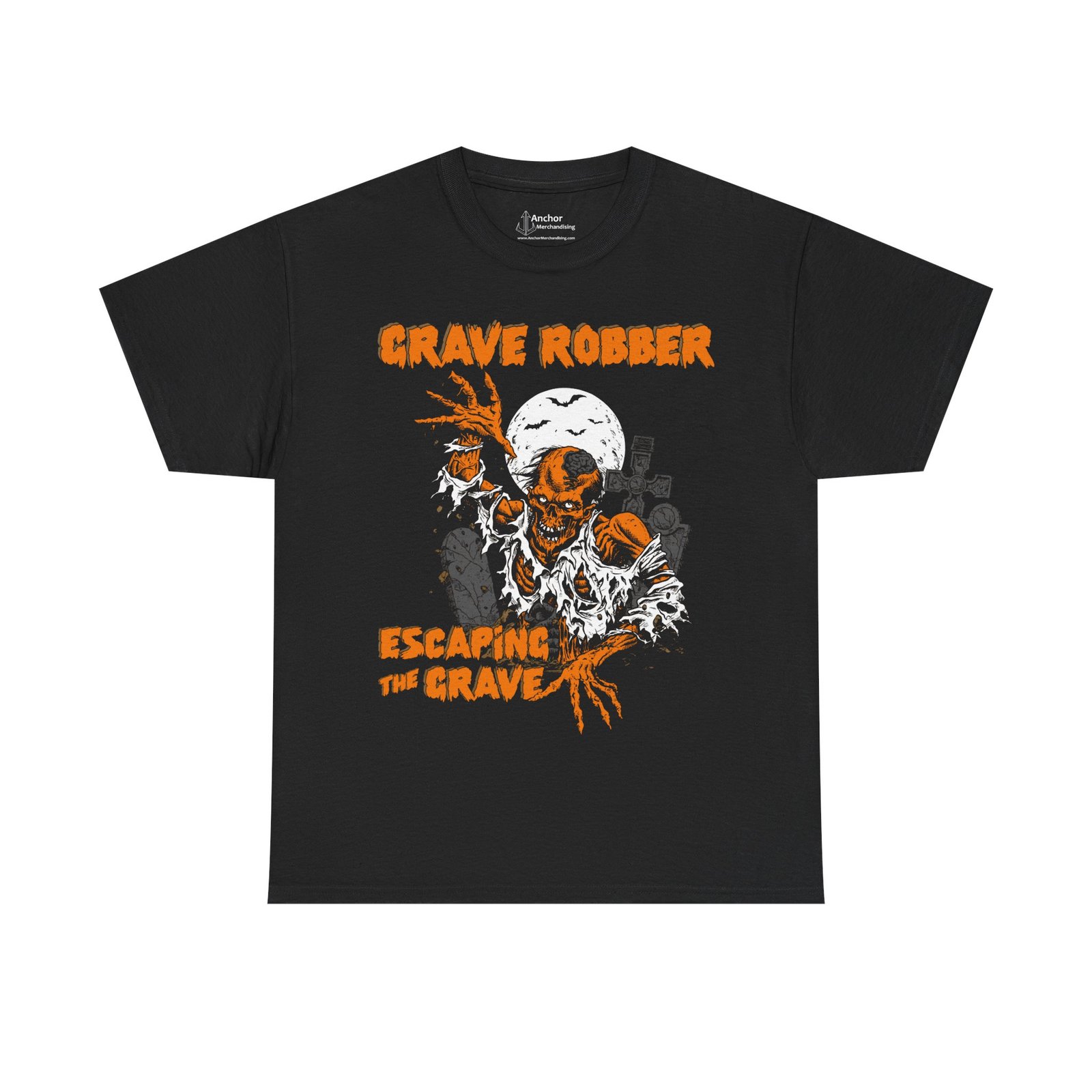 Grave Robber - Escaping The Grave LIMITED EDITION Orange Short Sleeve T-shirt