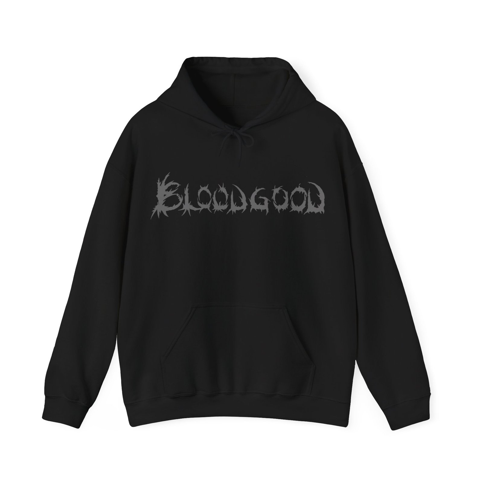 Bloodgood Grey Logo Pullover Hooded Sweatshirt