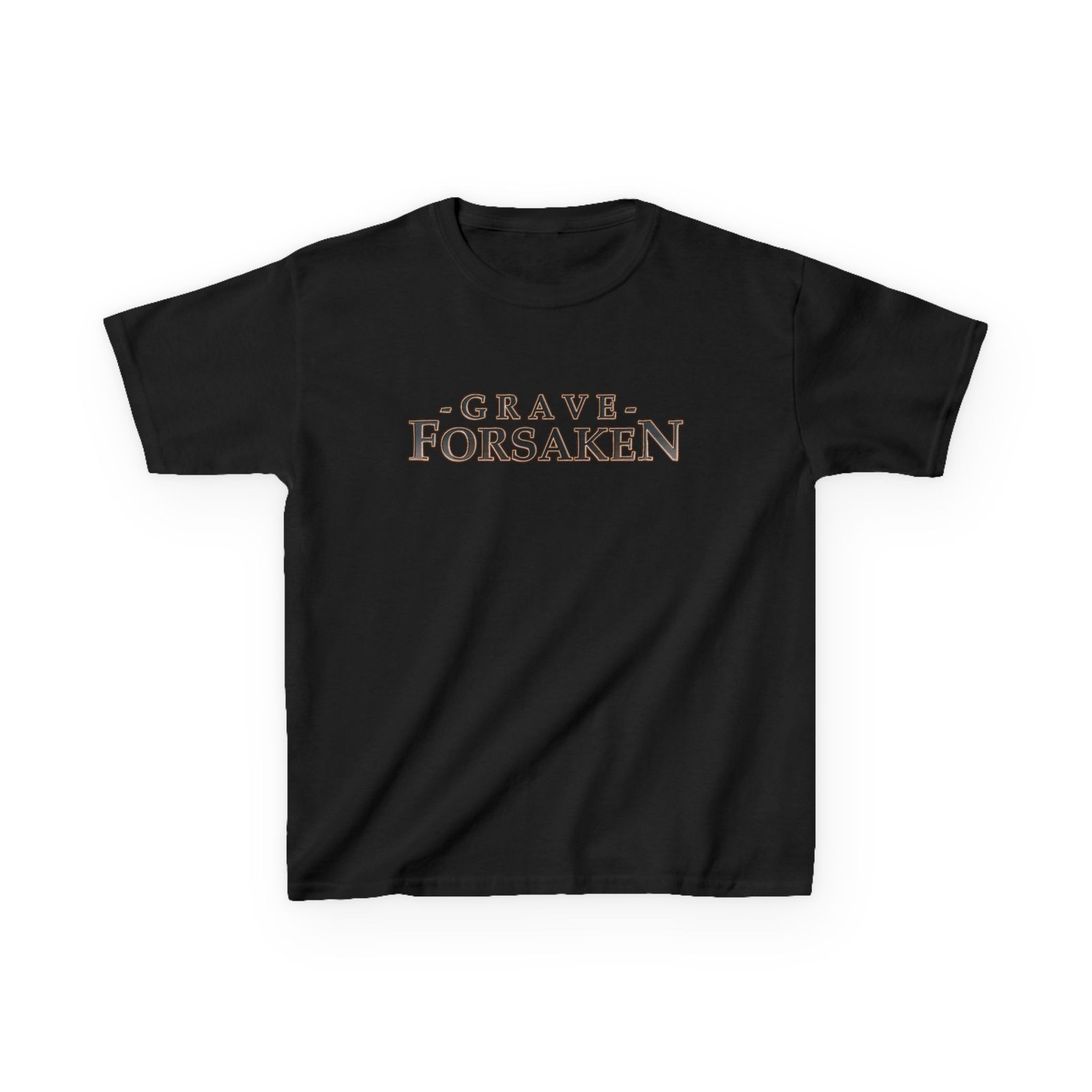 Grave Forsaken Logo Kids Heavy Cotton Tshirt