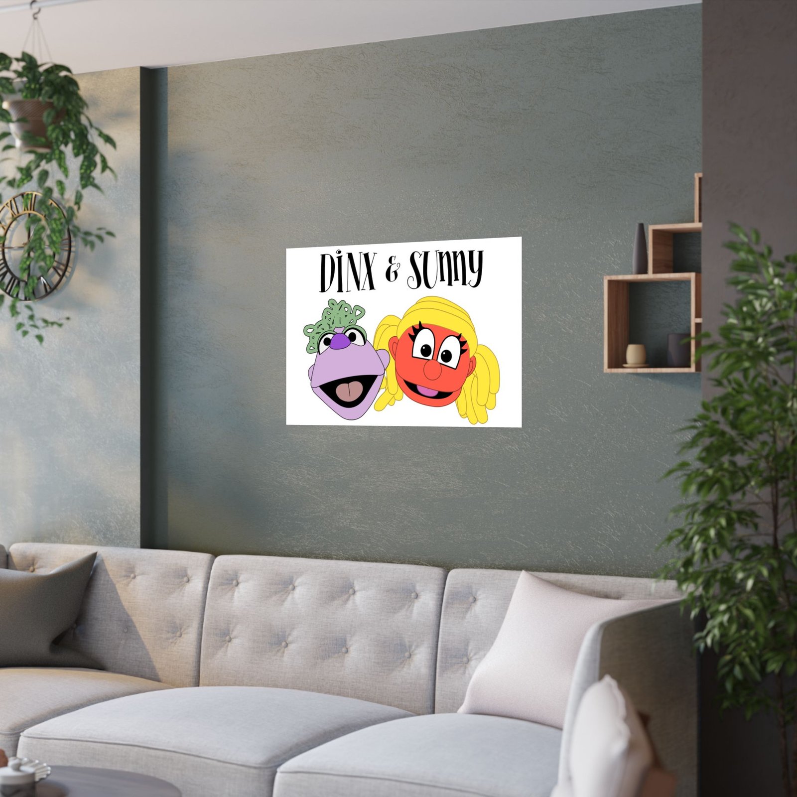 Dinx The Puppet - Dinx & Sunny Poster Prints (210gsm) - Image 12
