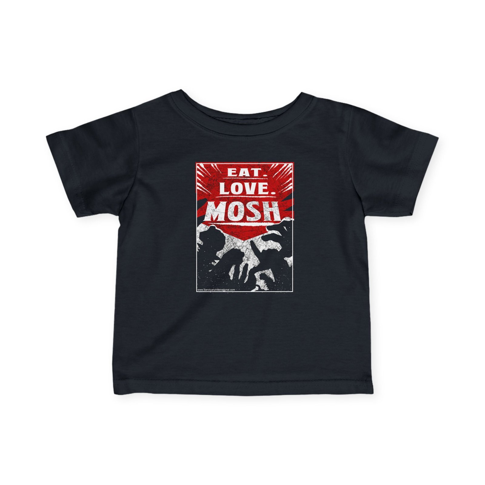 Sanctuary International - Eat Love Mosh Infant Short Sleeve Tshirt