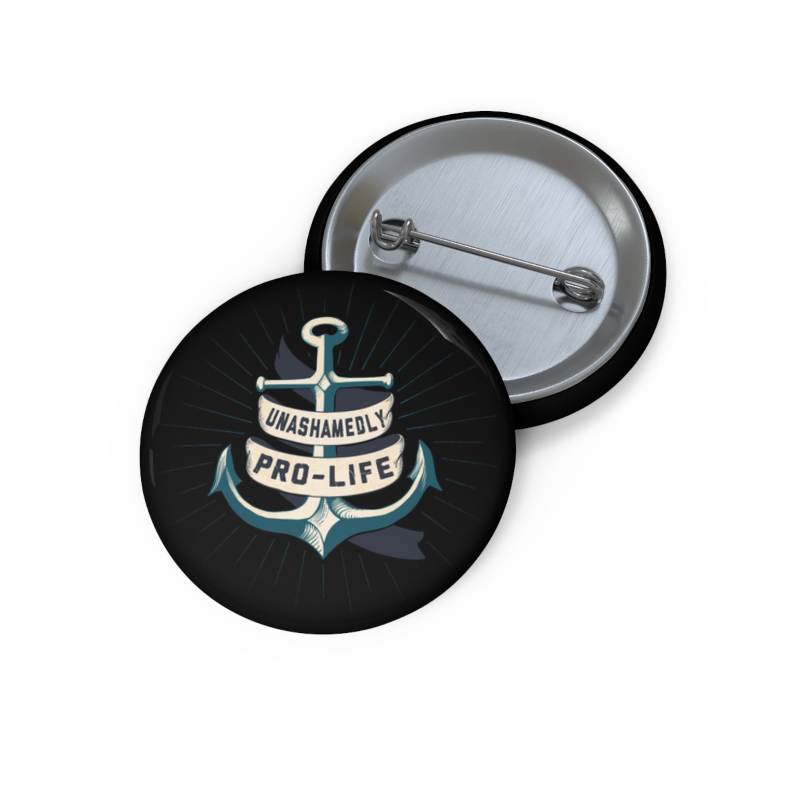 Rock For Life - Unashamedly Pin Buttons