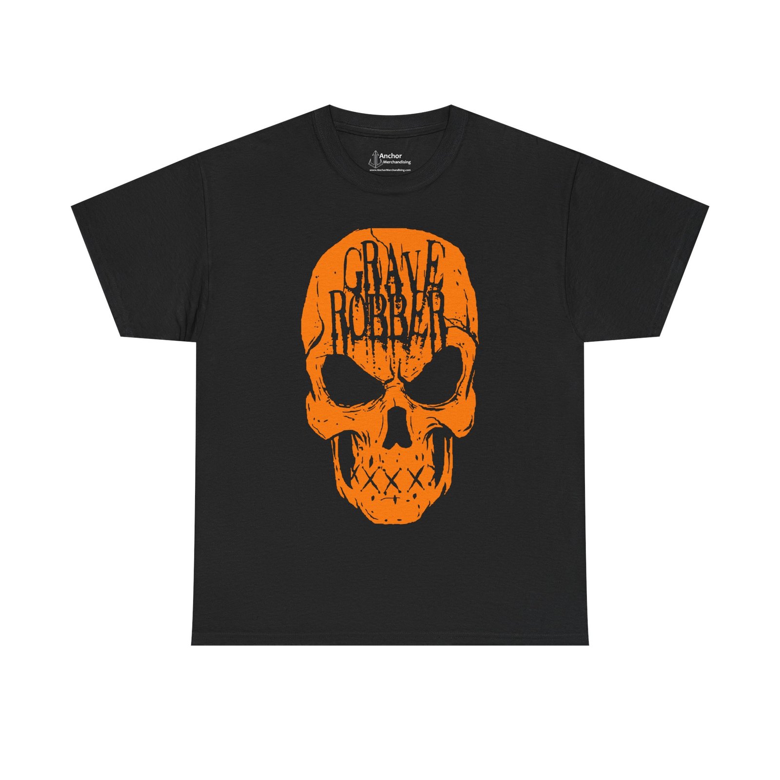 Grave Robber Skull (Limited Edition Orange) Short Sleeve Tshirt