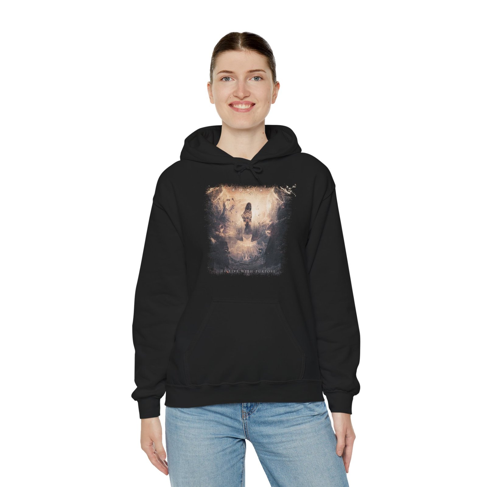 Eonia - To Live With Purpose (The Charon Collective) Pullover Hooded Sweatshirt - Image 5
