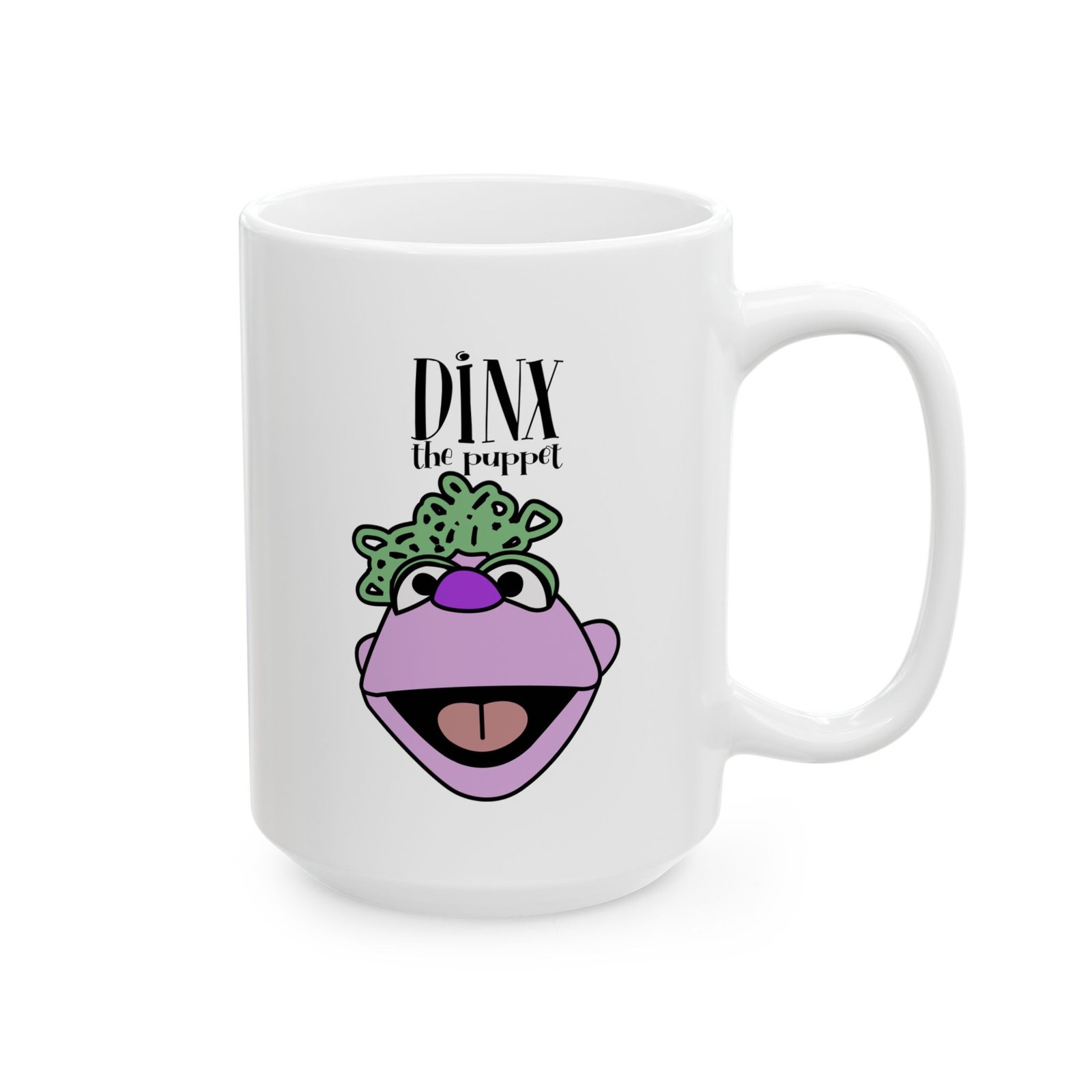 Dinx The Puppet Ceramic Mug, (11oz, 15oz) - Image 4