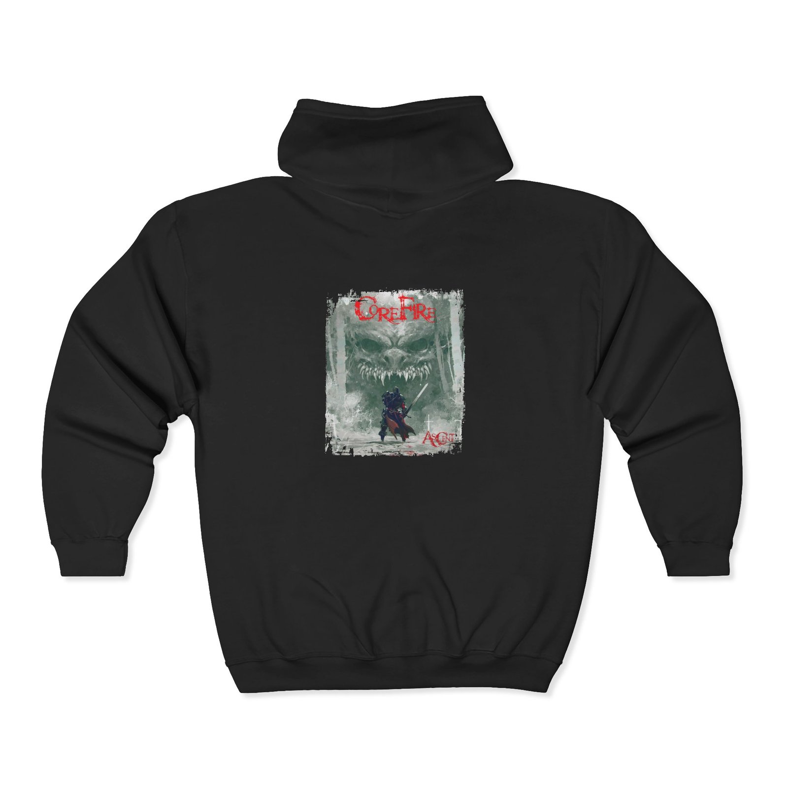 Core Fire - Ascent Reworked Full Zip Hooded Sweatshirt (2-Sided) - Image 2