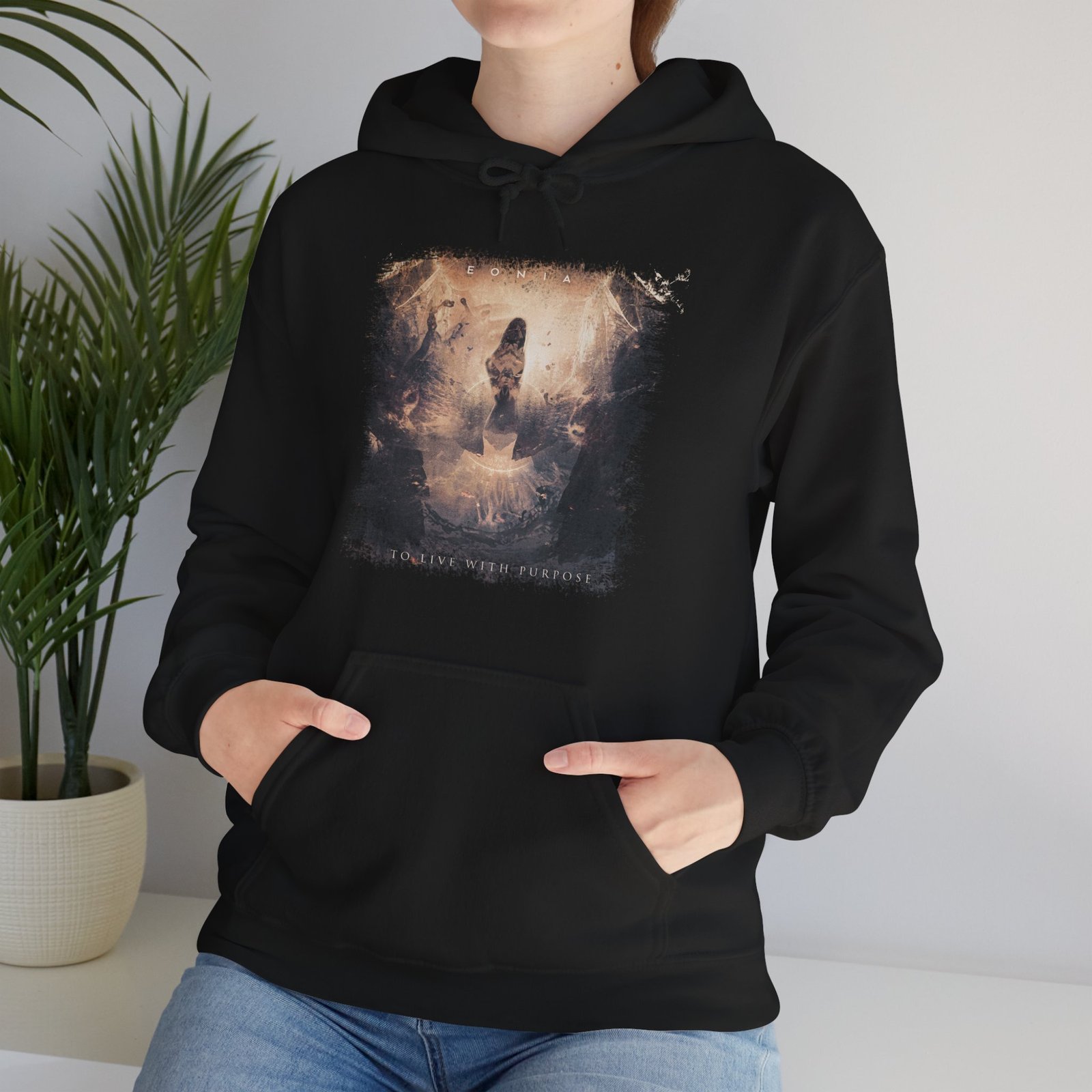 Eonia - To Live With Purpose (The Charon Collective) Pullover Hooded Sweatshirt - Image 7