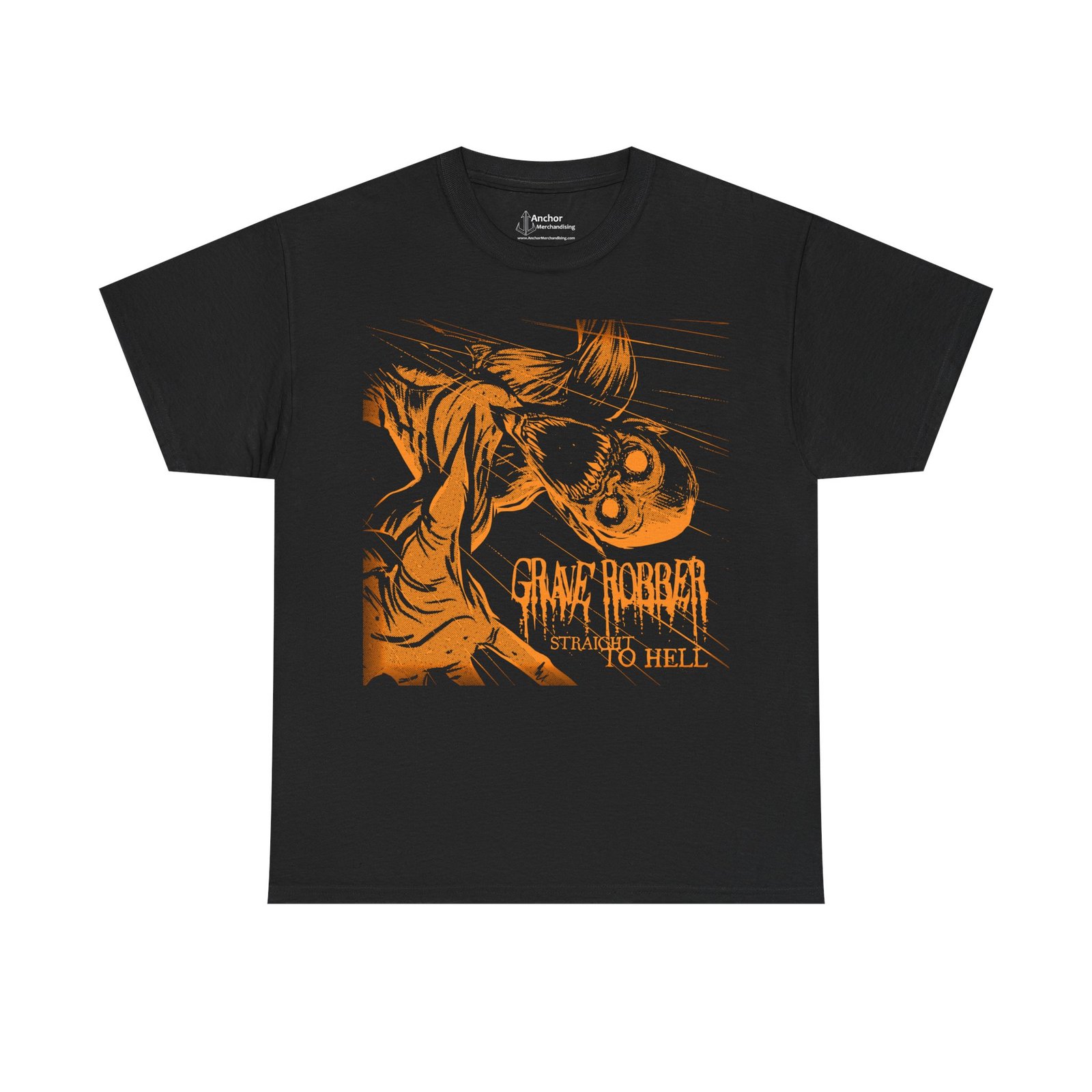 Grave Robber - Straight To Hell (Limited Edition Orange) Short Sleeve Tshirt