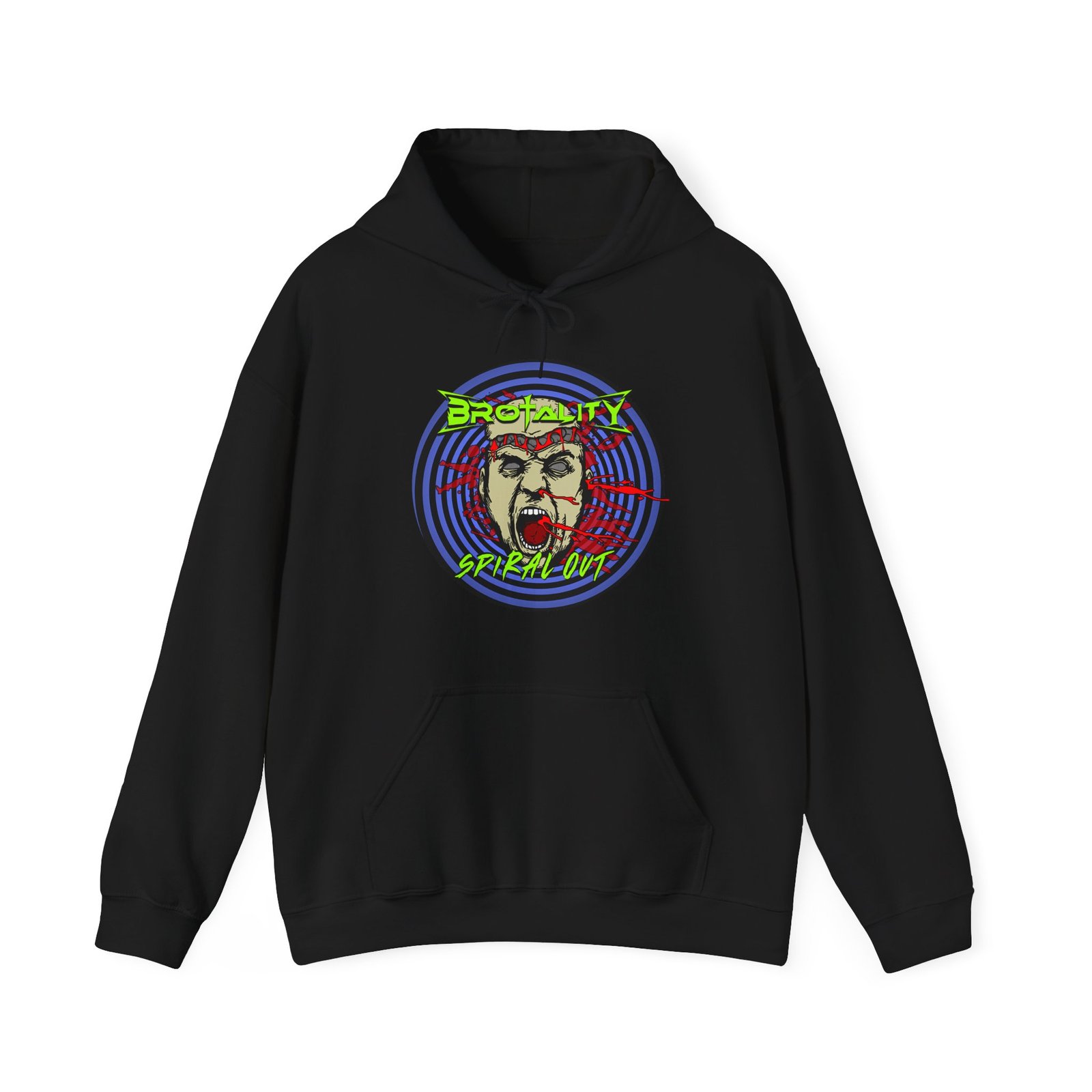 Brotality - Spiral Out Pullover Hooded Sweatshirt