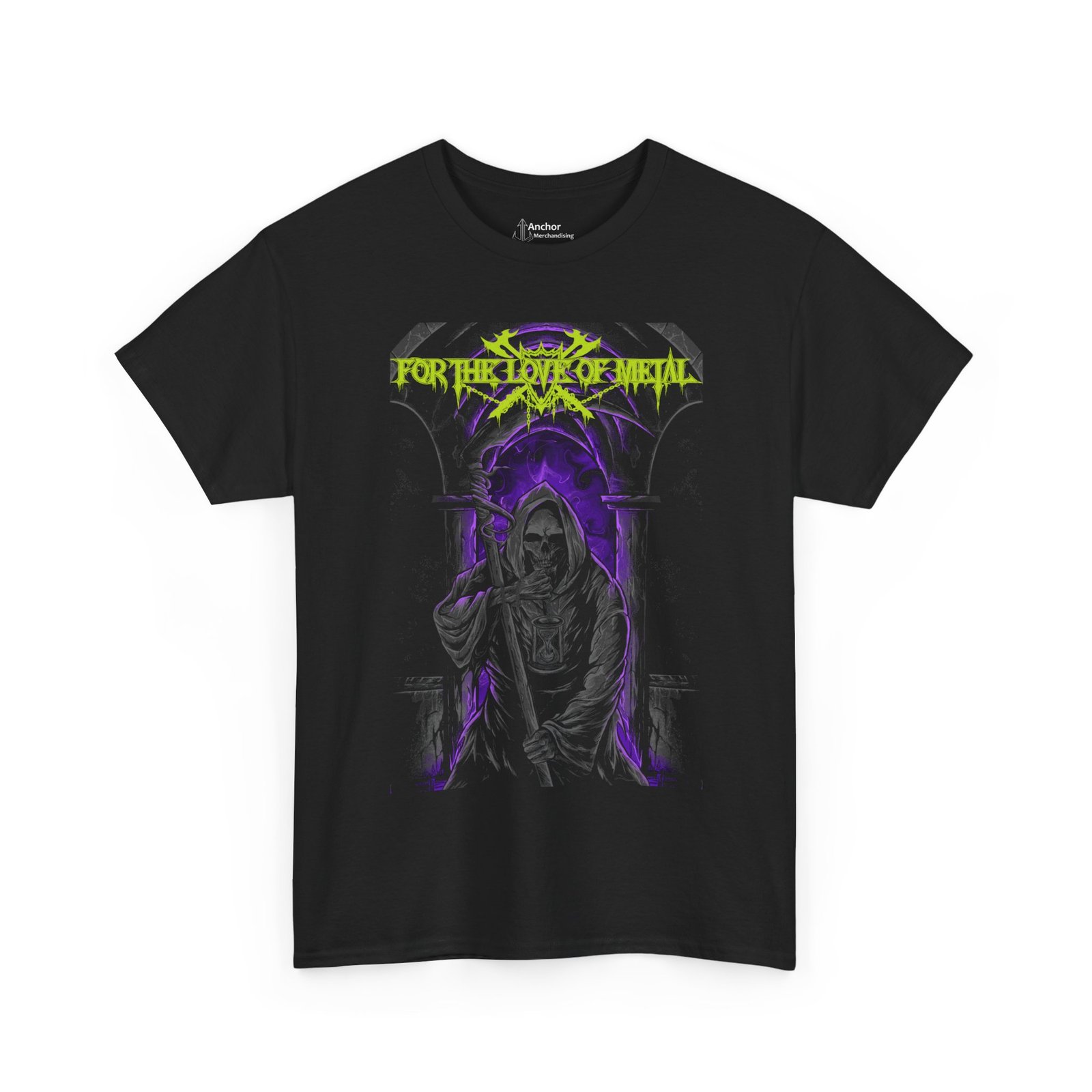 For The Love Of Metal - Grim Reaper Short Sleeve Tshirt - Image 3
