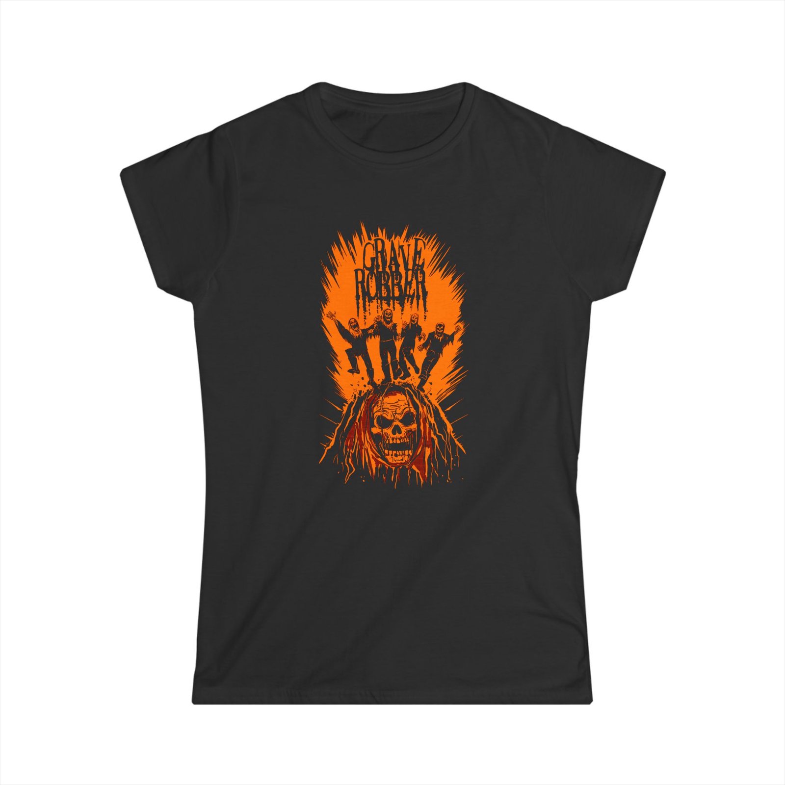 Grave Robber Volcano Destroyer (Limited Edition Orange) Women's Short Sleeve Tshirt