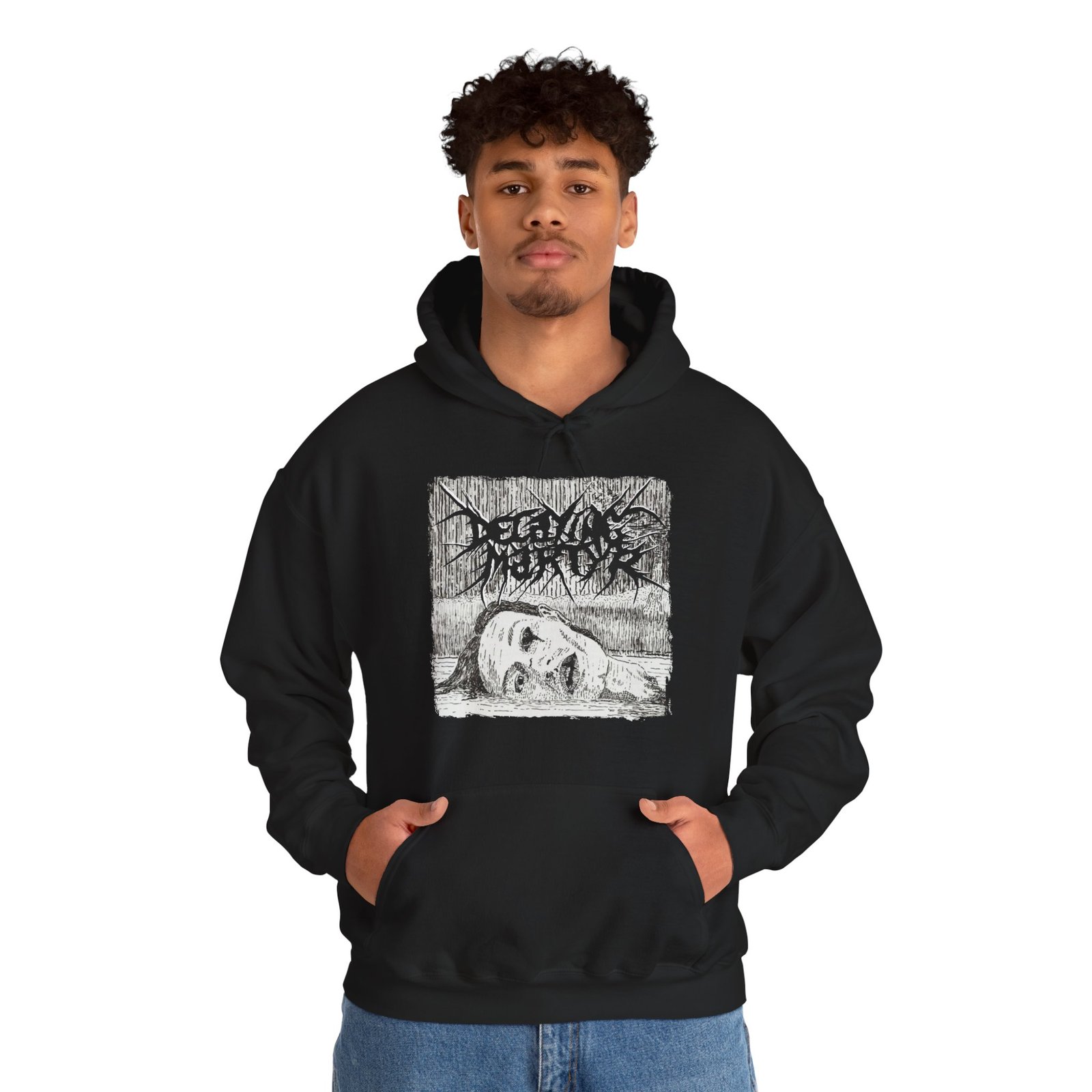 Decaying Martyr Pullover Hooded Sweatshirt - Image 4