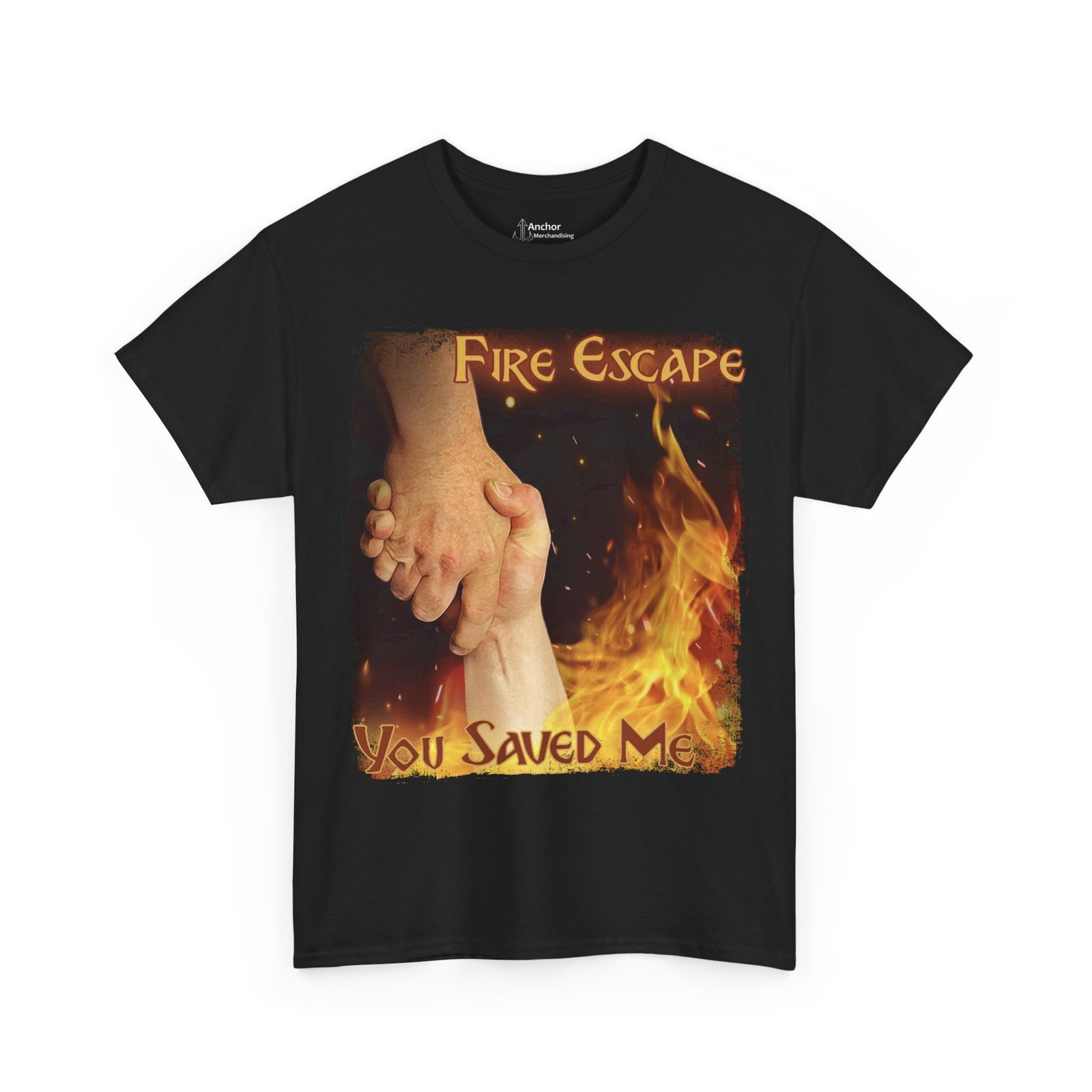 Fire Escape - You Saved Me Short Sleeve T-Shirt - Image 3