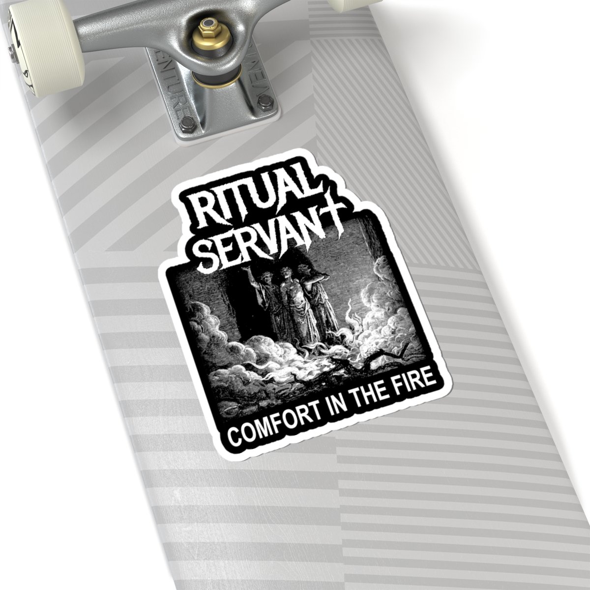 Ritual Servant - Comfort In The Fire Die Cut Stickers