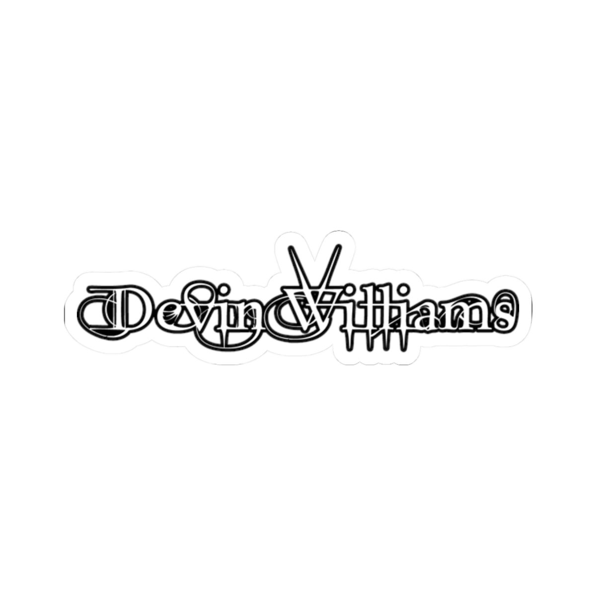 Devin Williams Logo Die Cut Stickers - Image 4