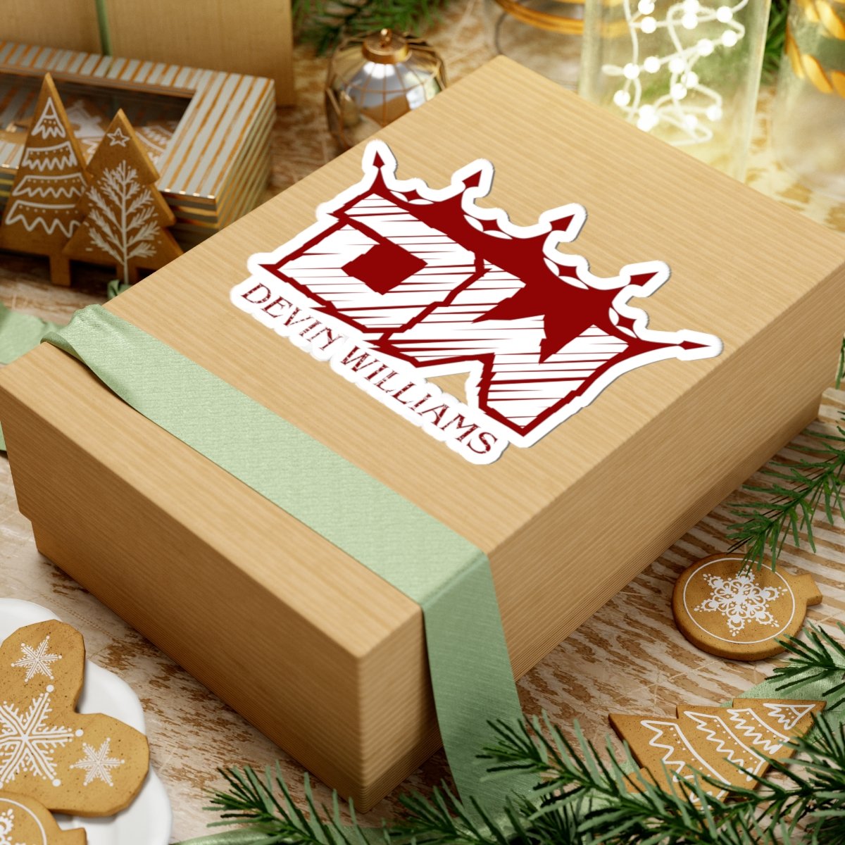 Devin Williams DW Logo Die Cut Stickers - Image 3