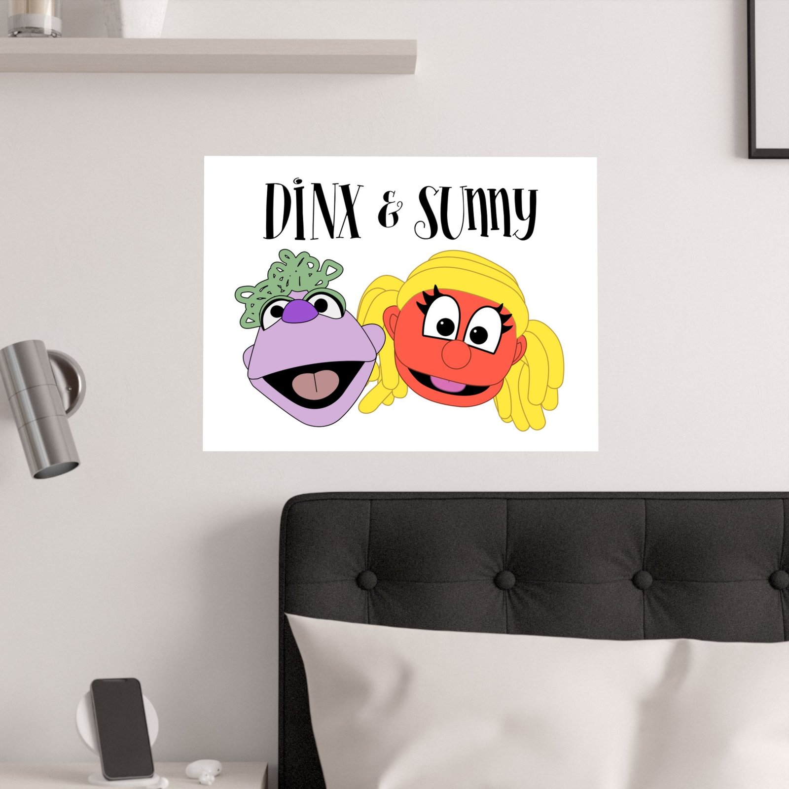 Dinx The Puppet - Dinx & Sunny Poster Prints (210gsm) - Image 7