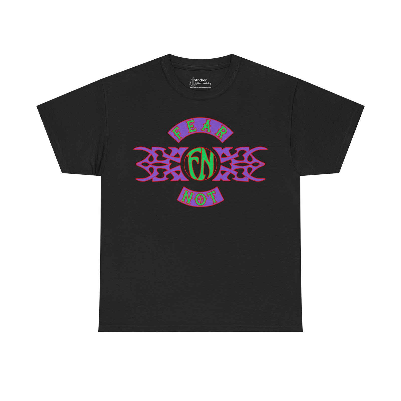 Fear Not Old School Tribal Logo Short Sleeve Tshirt