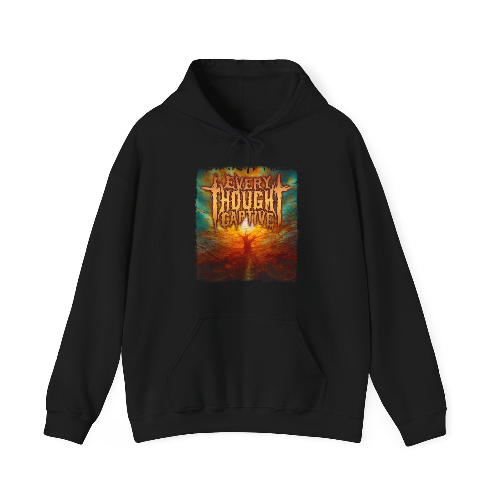 Every Thought Captive Cover Pullover Hooded Sweatshirt