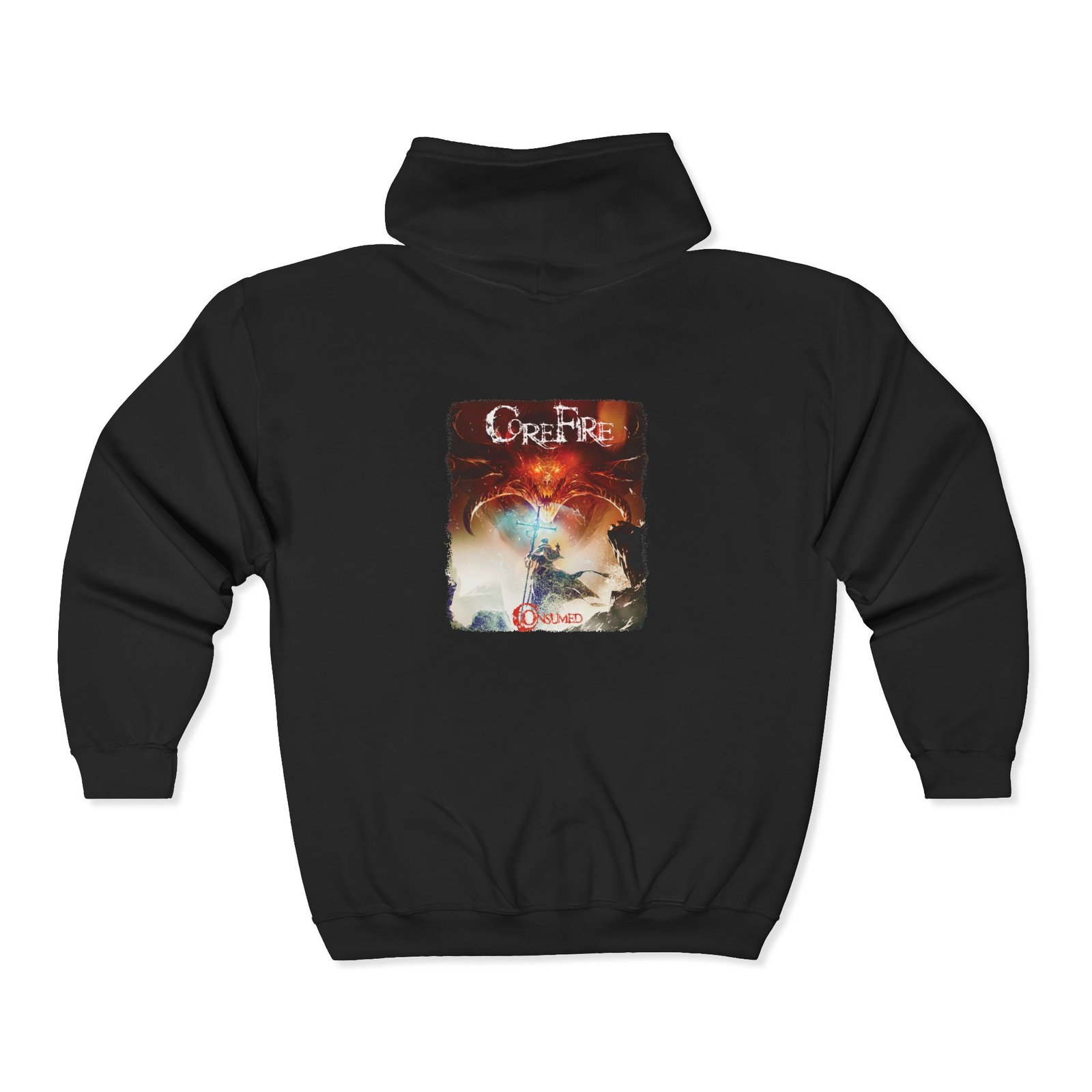 Core Fire - Consumed Reworked Full Zip Hooded Sweatshirt - Image 2