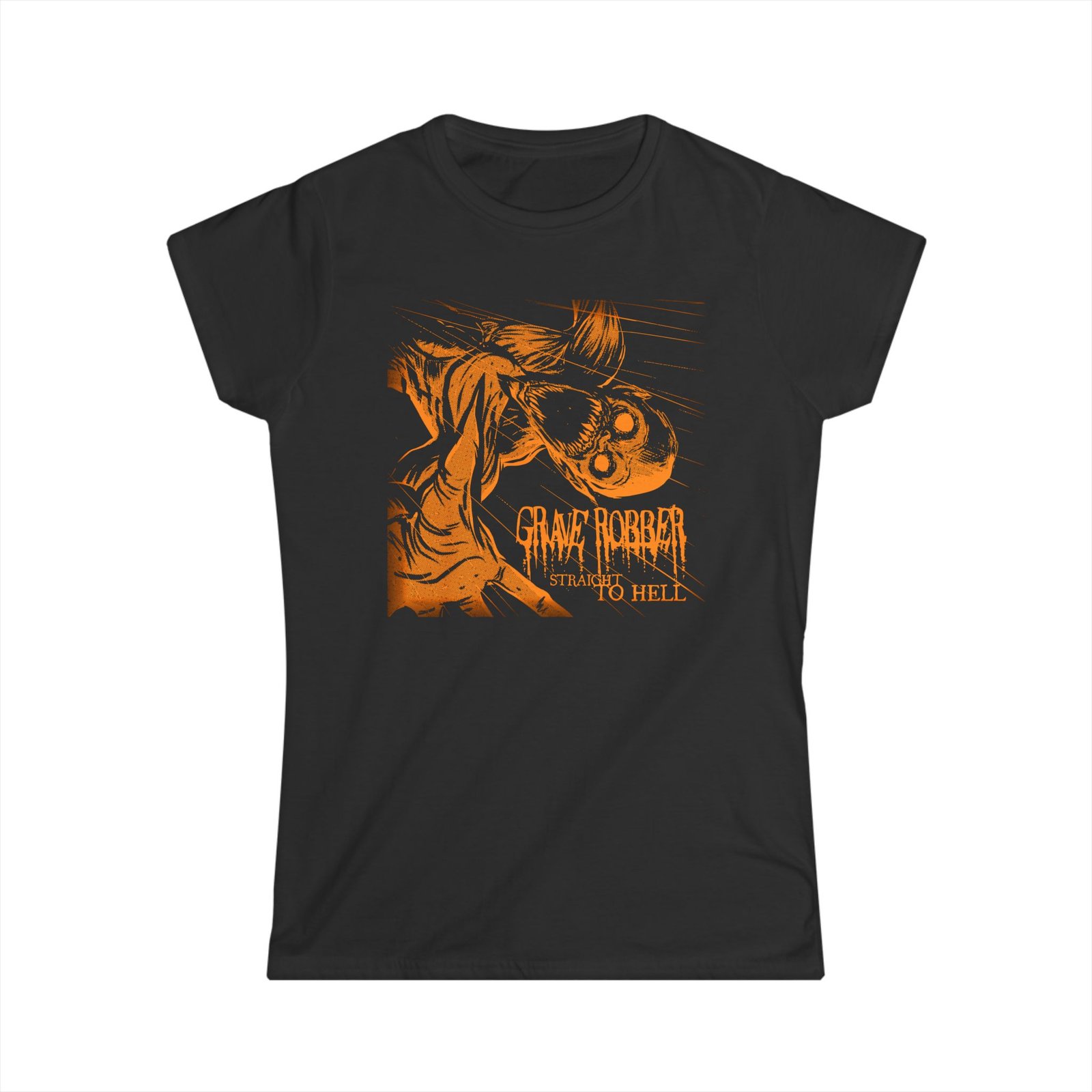 Grave Robber Straight To Hell (Limited Edition Orange) Women's Short Sleeve Tshirt
