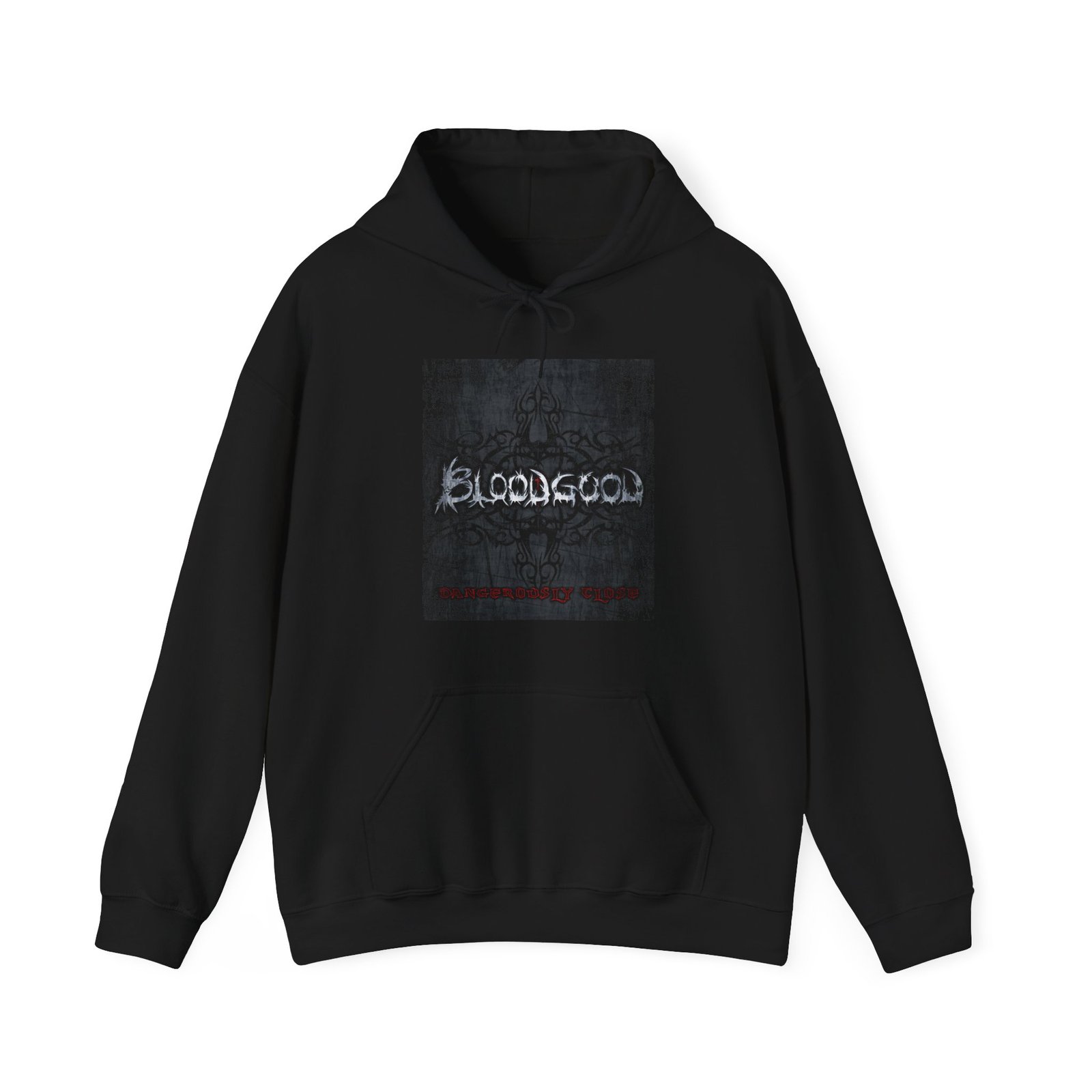 Bloodgood - Dangerously Close Grunge Version Pullover Hooded Sweatshirt
