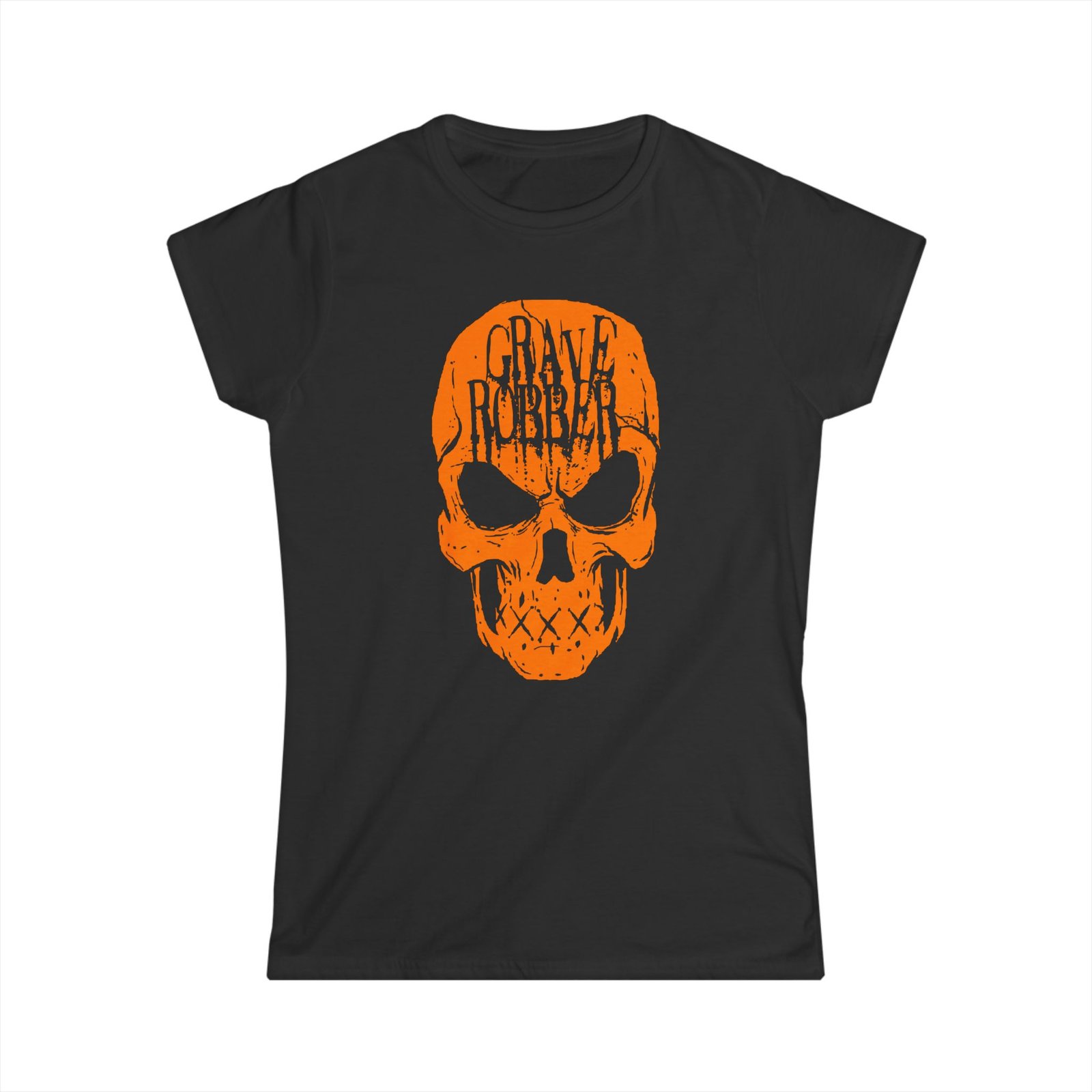 Grave Robber Skull (Limited Edition Orange) Women's Short Sleeve Tshirt