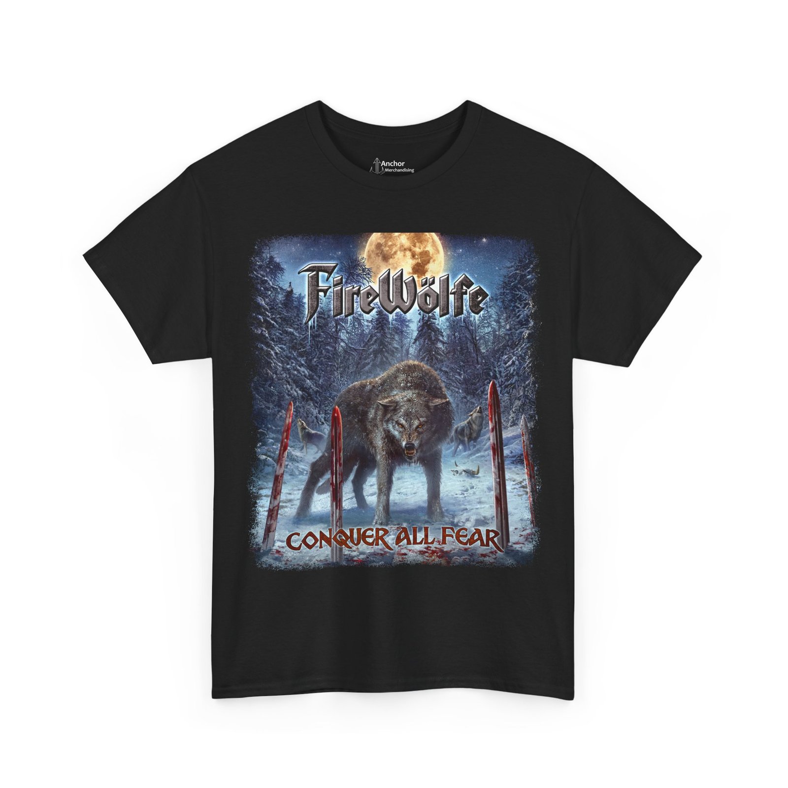 FireWolfe - Conquer All Fear Short Sleeve Tshirt - Image 3